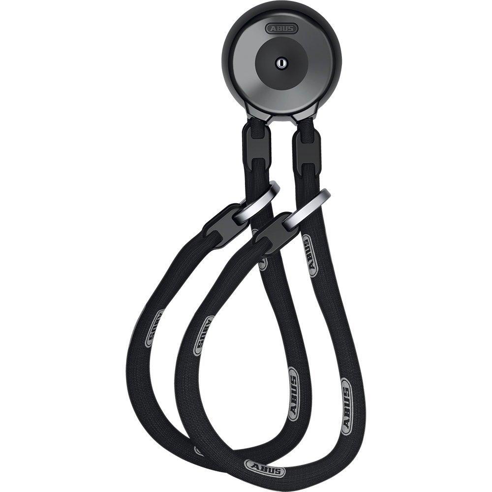 Black - Abus - Wall Anchor - WCH90 + 9KS/110 LOOP Twin Chain - 1