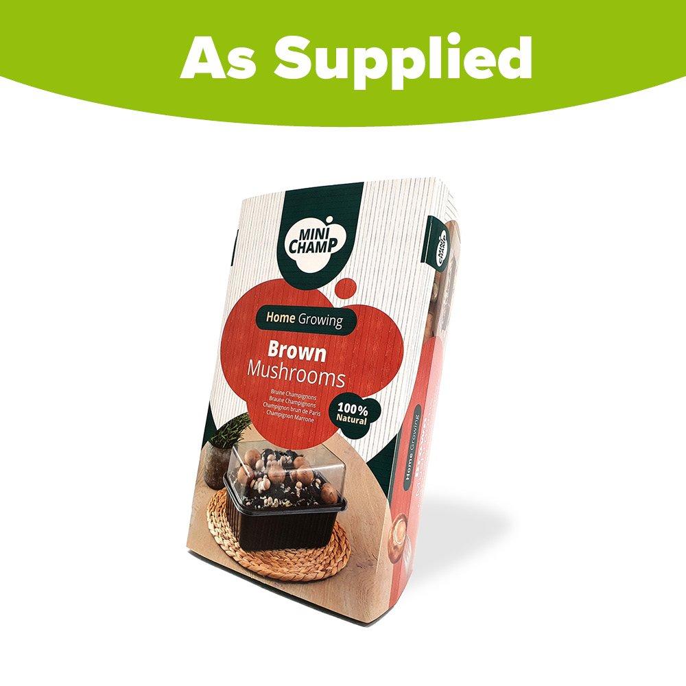 Multi - YouGarden - Grow Your Own - Brown Mushroom Kit - 3