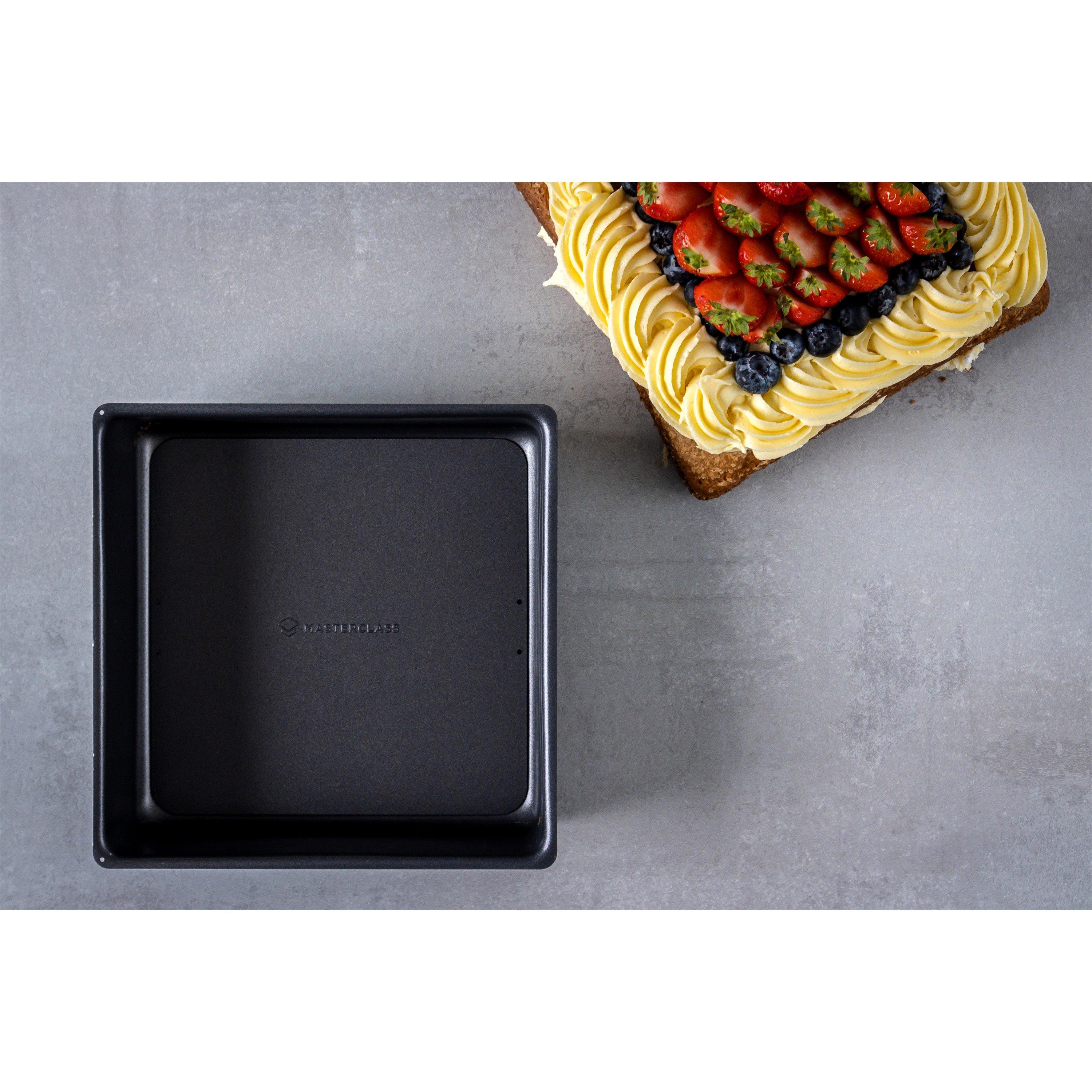 Grey - MasterClass - MasterClass Non-Stick Loose Base Deep Cake Pan - 4
