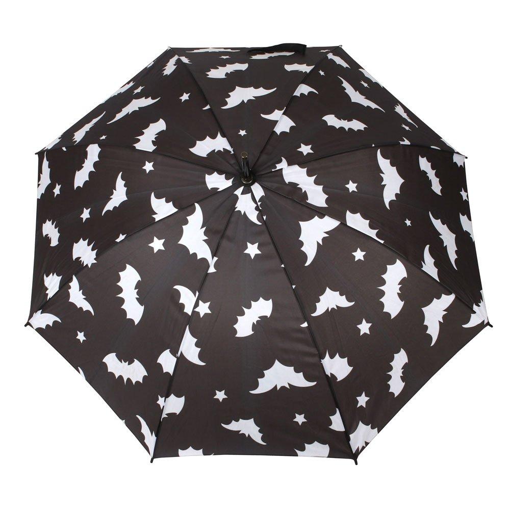 Black - Something Different - Bat Print Umbrella - 2
