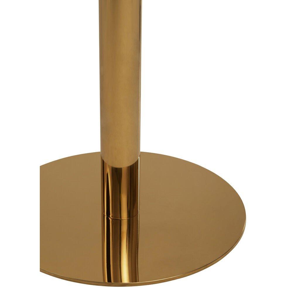 Gold - Fifty Five South - Azalea Dining Table With Round Base - 3