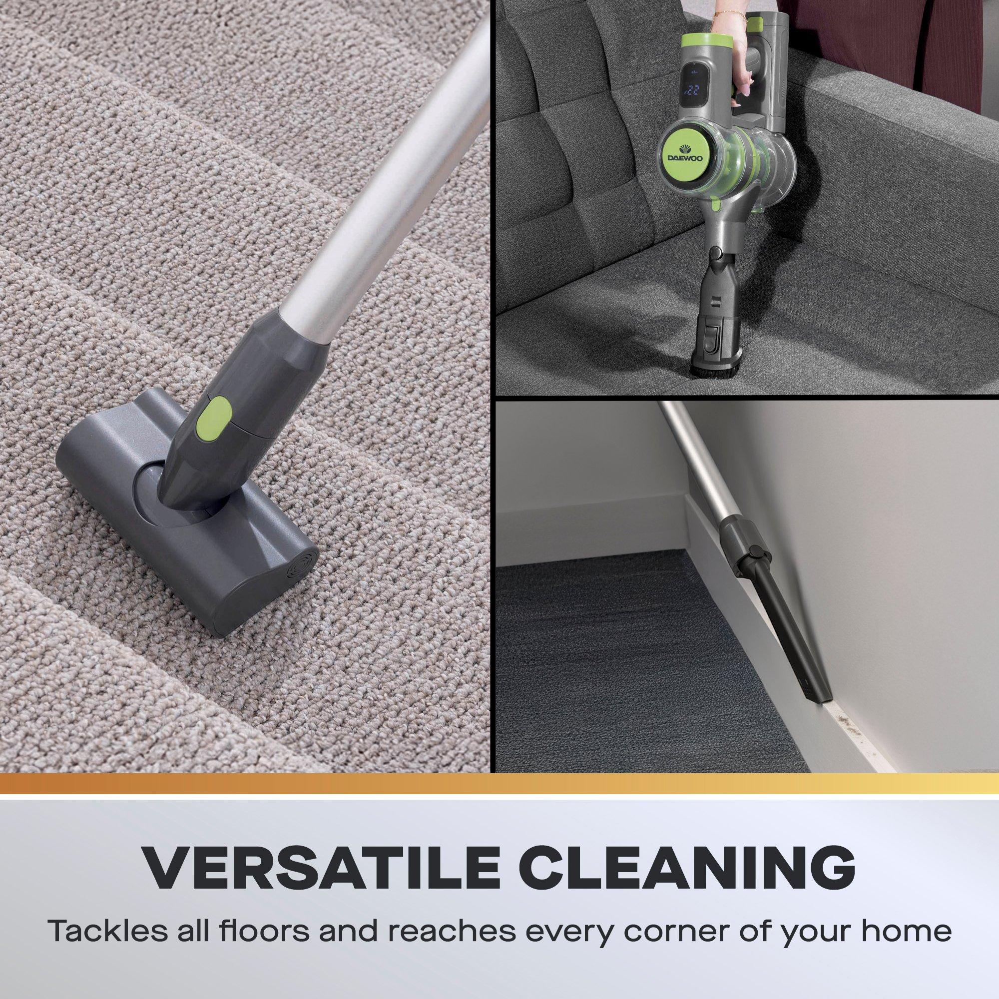 Grey - Daewoo Electricals - Cyclone Freedom Pro 2-in-1 Cordless Vacuum Cleaner - 3
