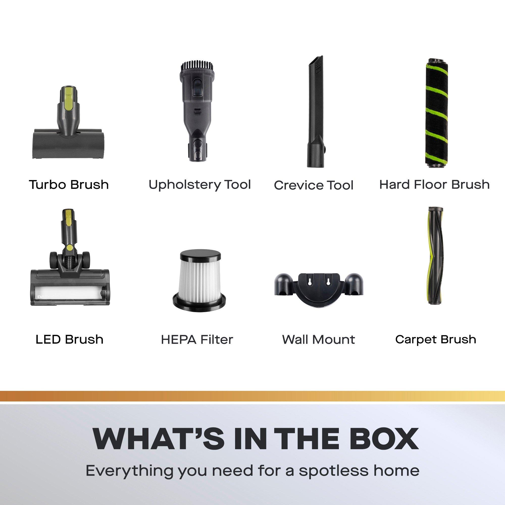 Grey - Daewoo Electricals - Cyclone Freedom Pro 2-in-1 Cordless Vacuum Cleaner - 6