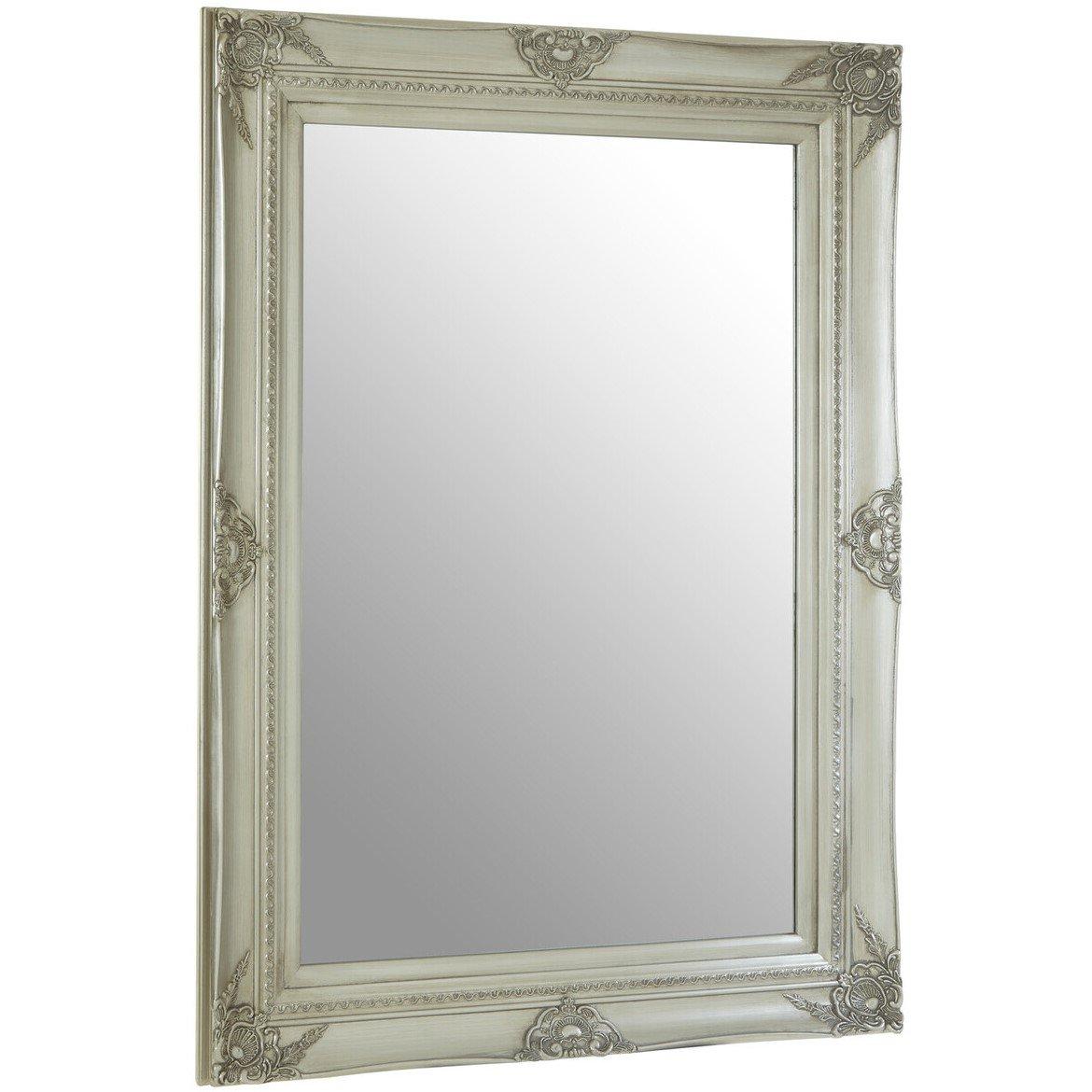 Silver - Interiors by Premier - Brussels Baroque Rectangular Silver Wall Mirror - 2
