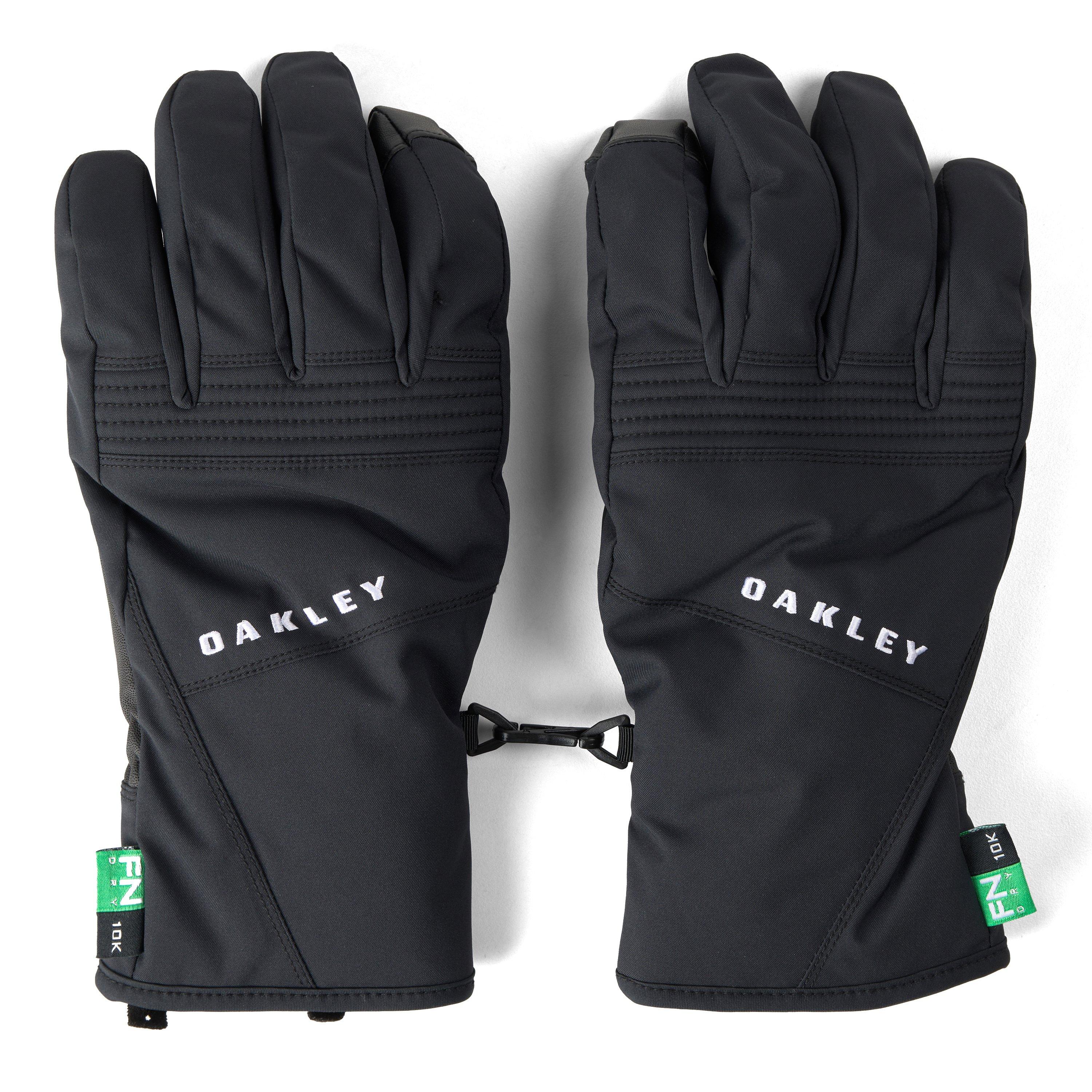 Black - Oakley - Men's Roundhouse Short 3M Thinsulate Waterproof Touchscreen Ski Gloves - 1