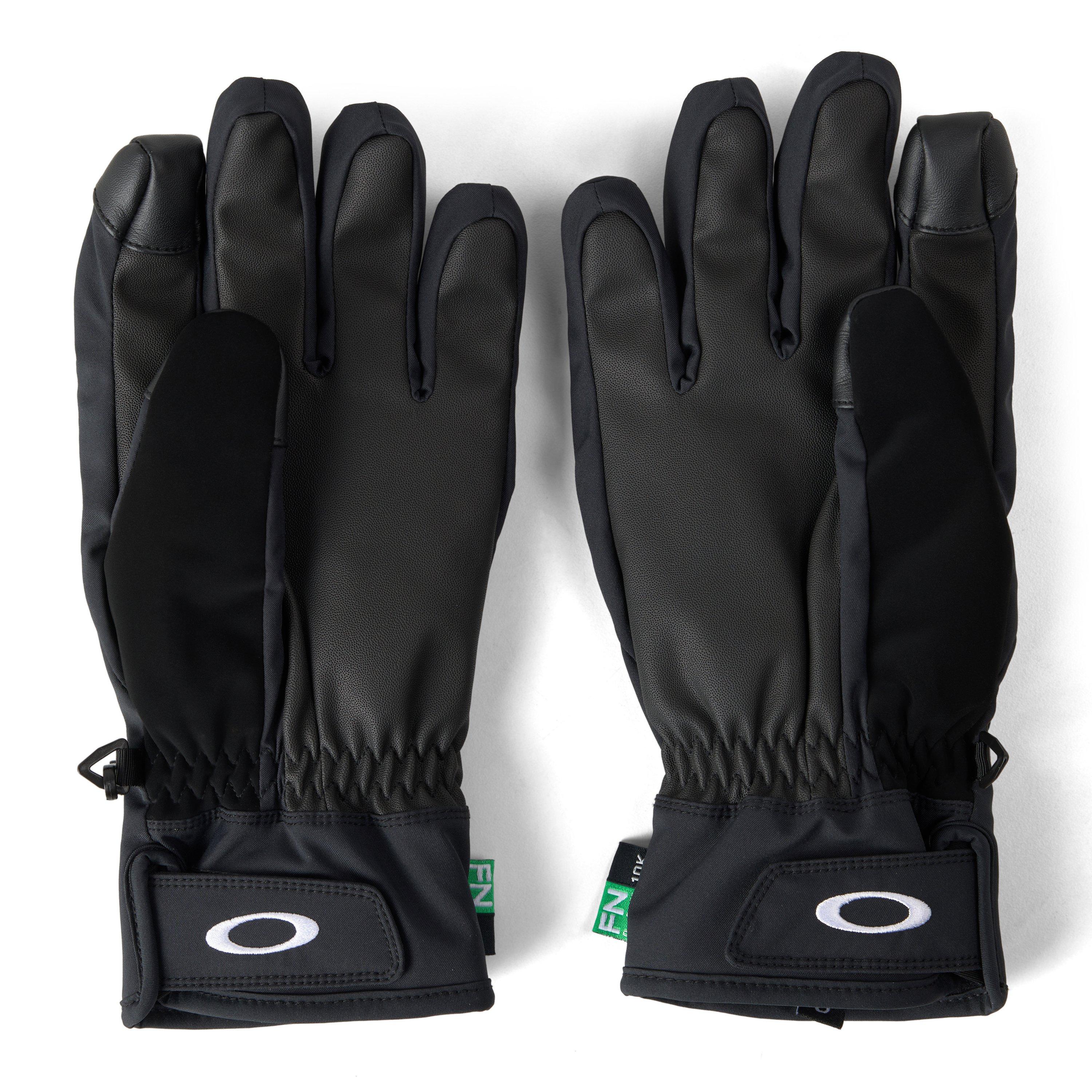Black - Oakley - Men's Roundhouse Short 3M Thinsulate Waterproof Touchscreen Ski Gloves - 2