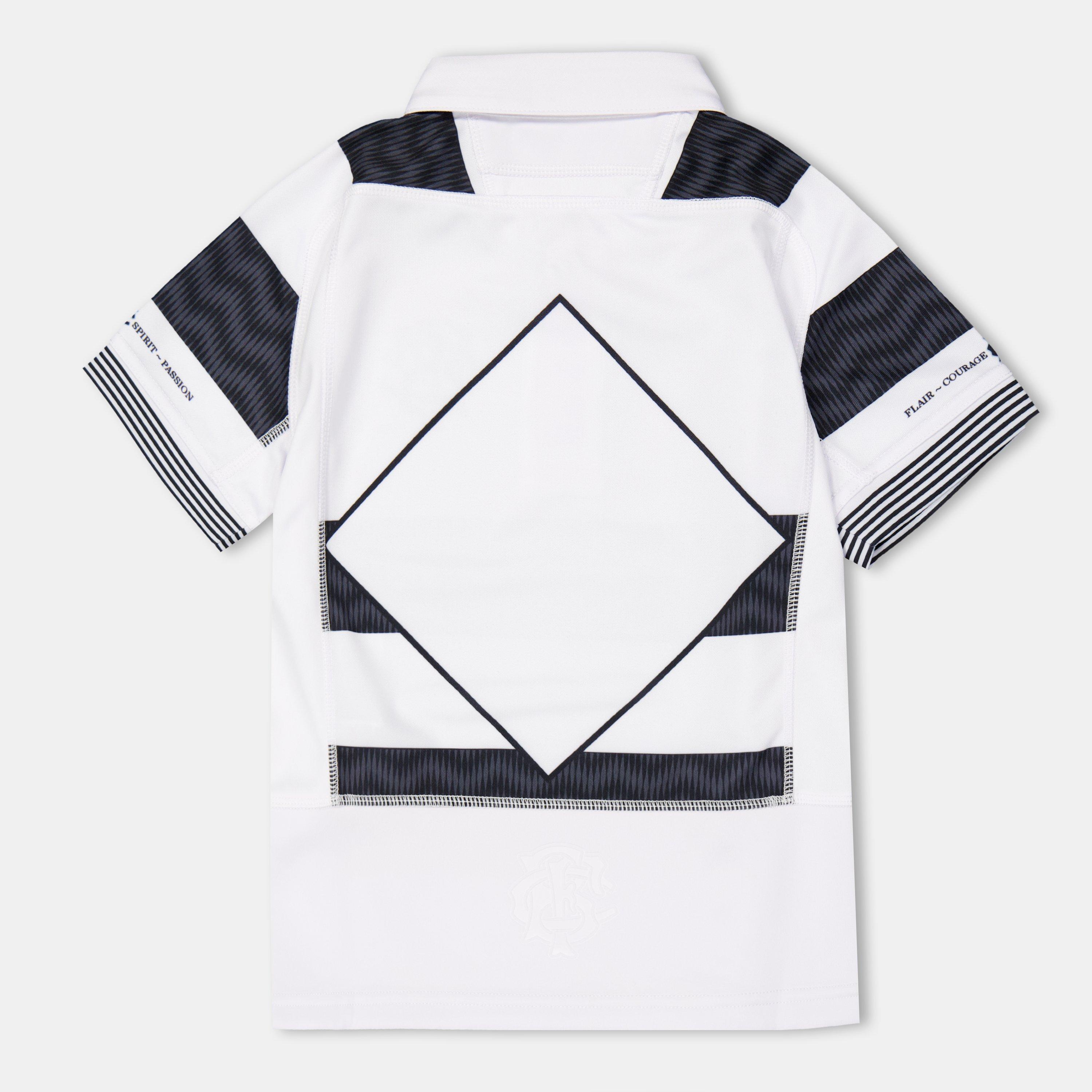 Zwart/Wit - Macron - Barbarians Home Shirt 2023 2024 Juniors - 2