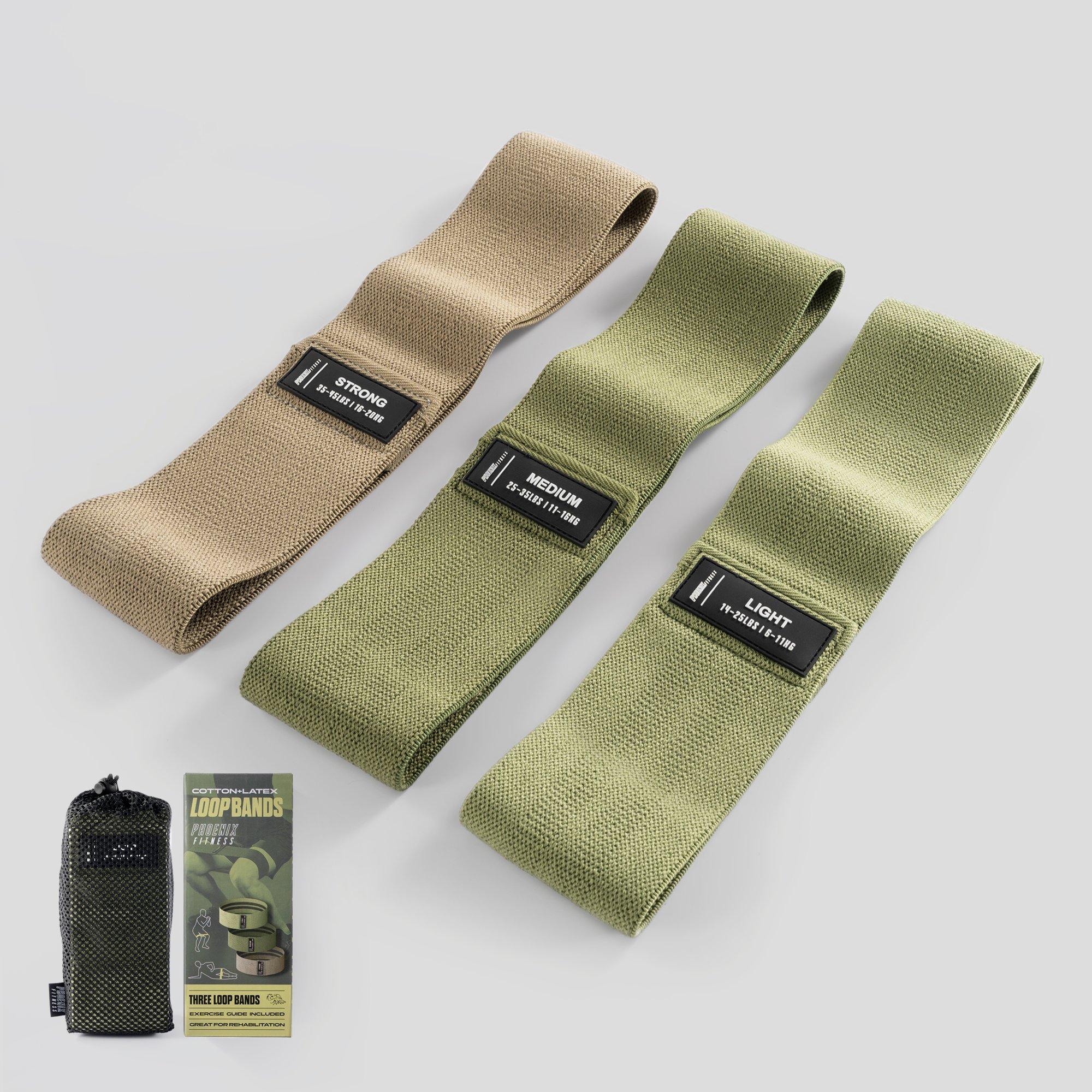 Pastel Greens - Phoenix Fitness - Cotton Hip Bands - 1