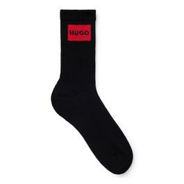 Hugo 3 Pack of Red Logo Socks