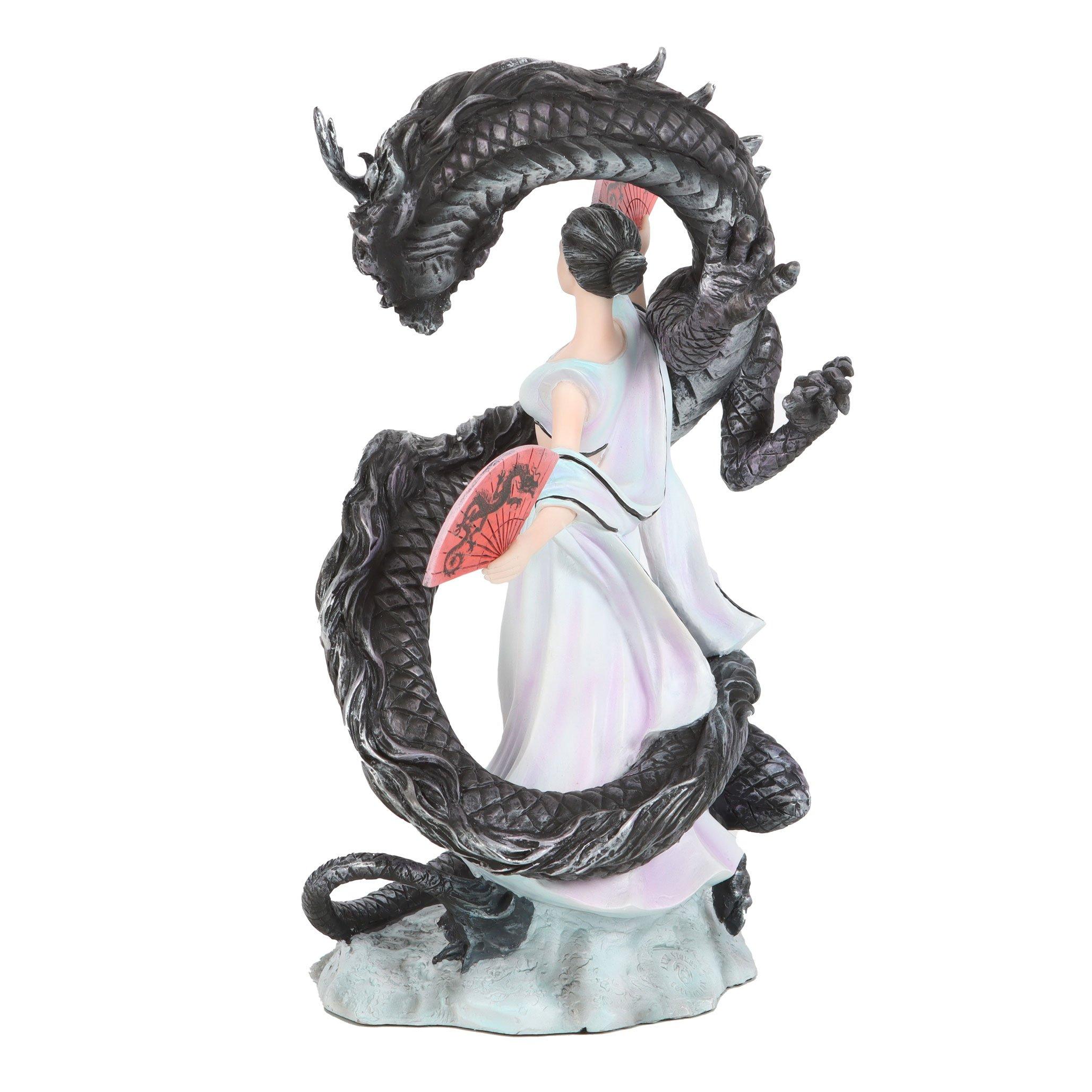 Black - Something Different - Dragon Dance Figurine by Anne Stokes - 5