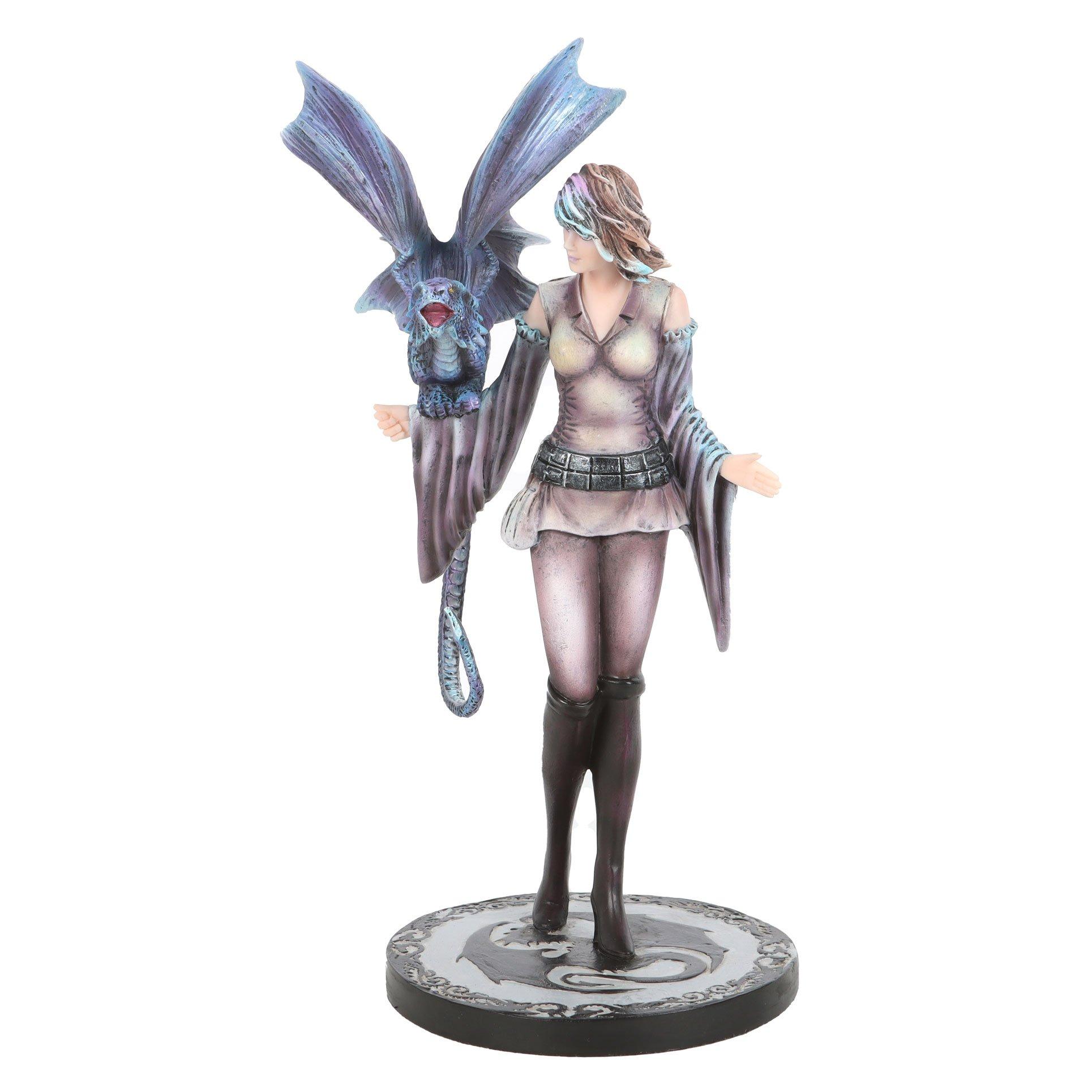 Blue - Something Different - Dragon Trainer Figurine by Anne Stokes - 3