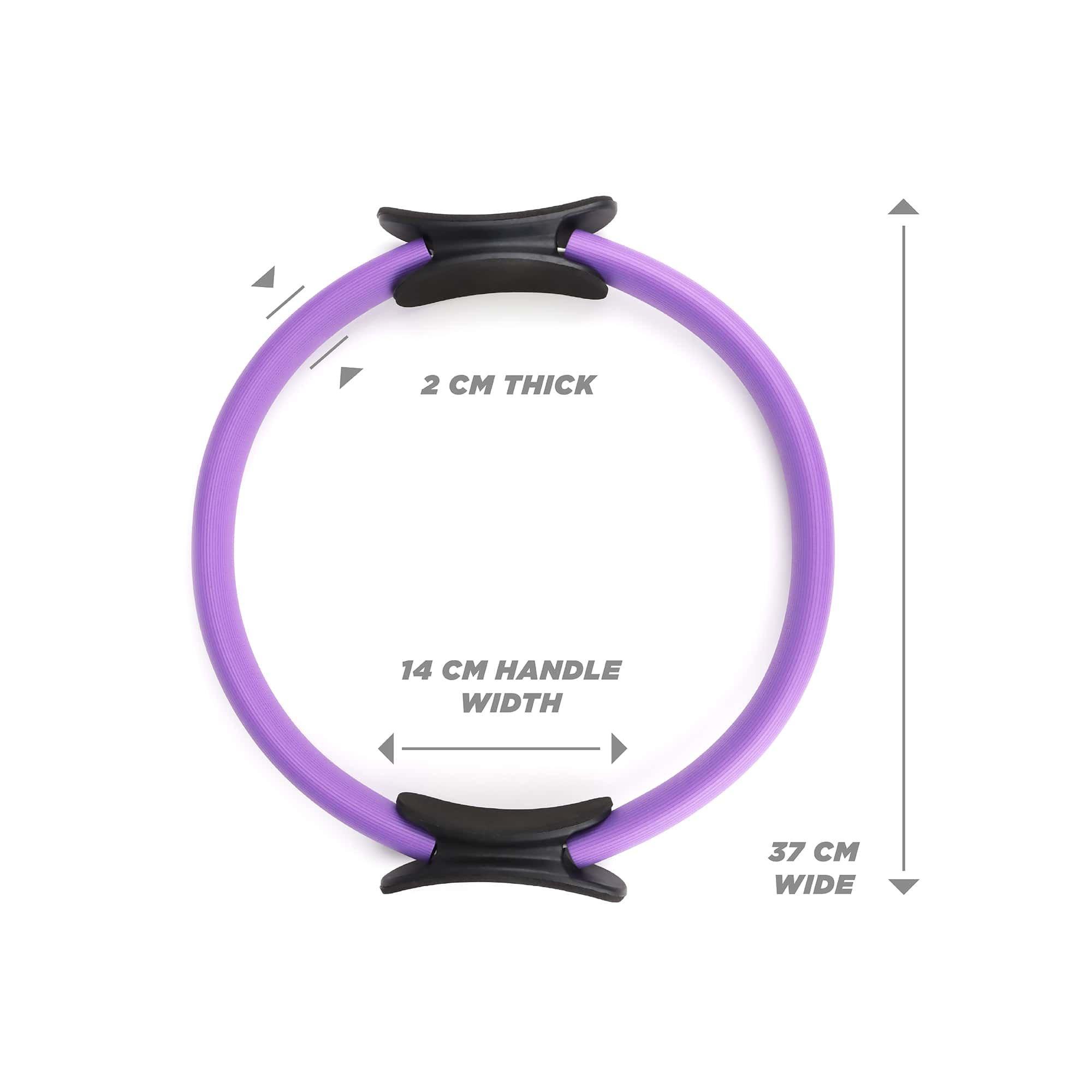 Purple - Phoenix Fitness - Double Handle Pilates Ring - 2