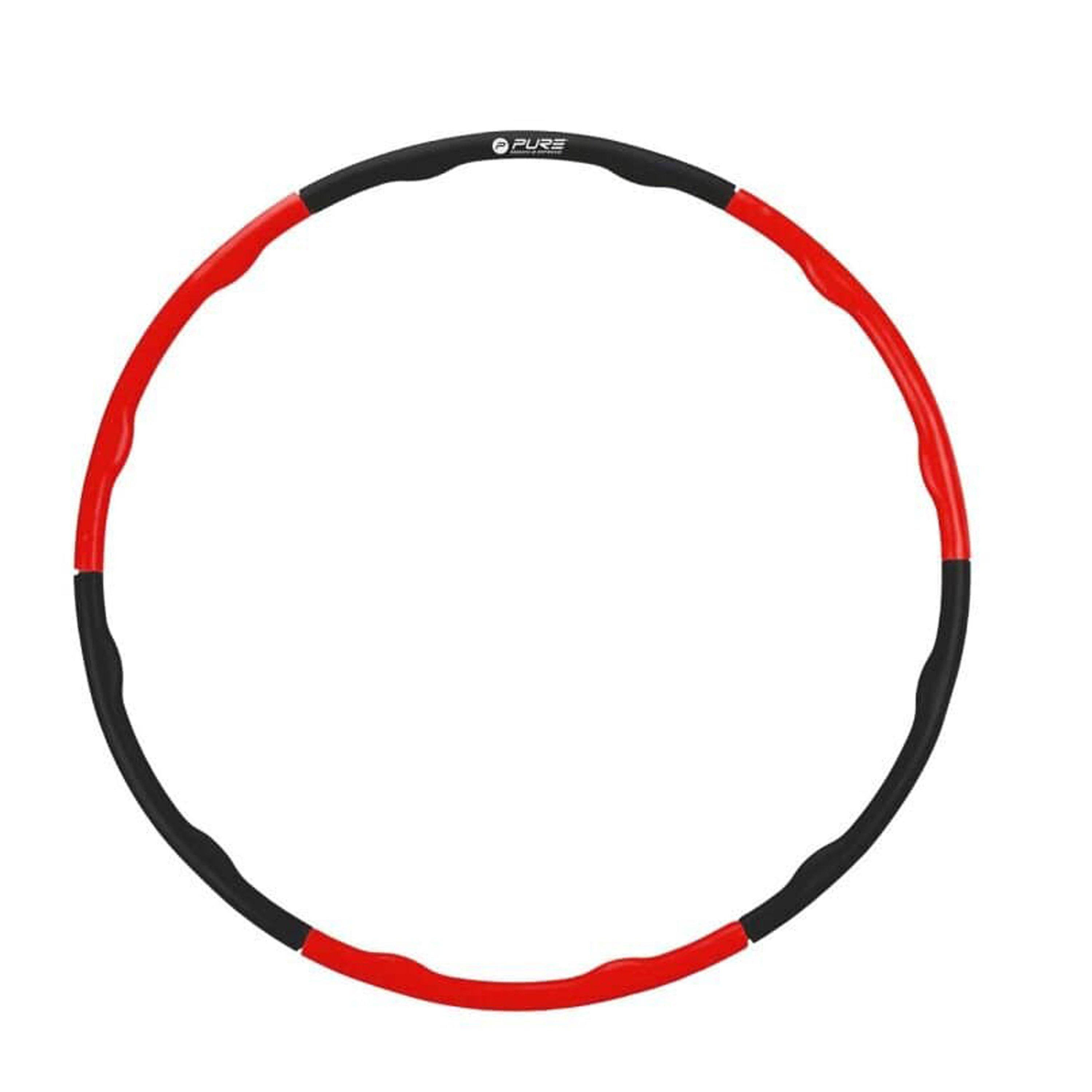 Red/Black - Pure2Improve - Foldable Hula Hoop