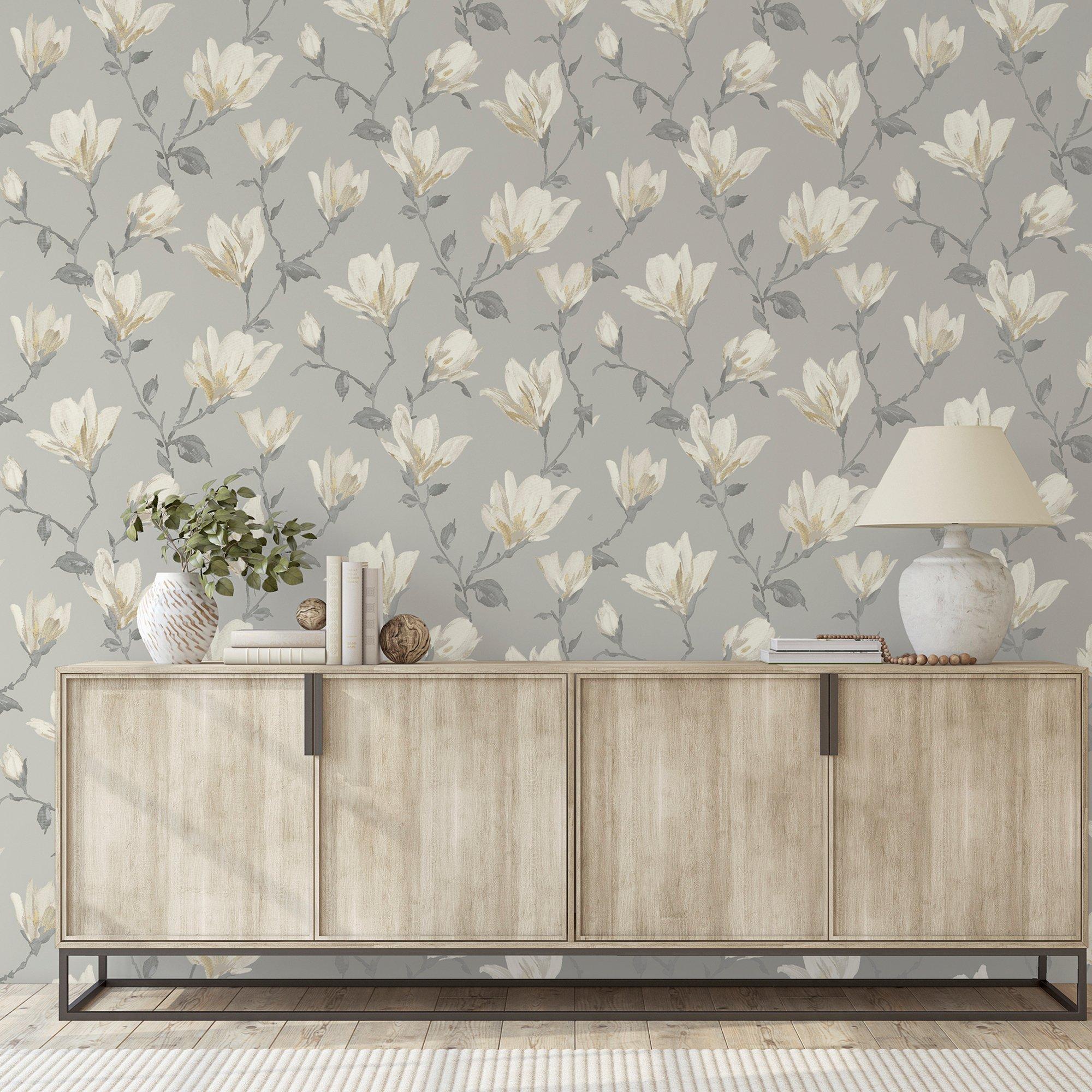 Neutral - Arthouse - Lily Floral Natural sw12 - 4