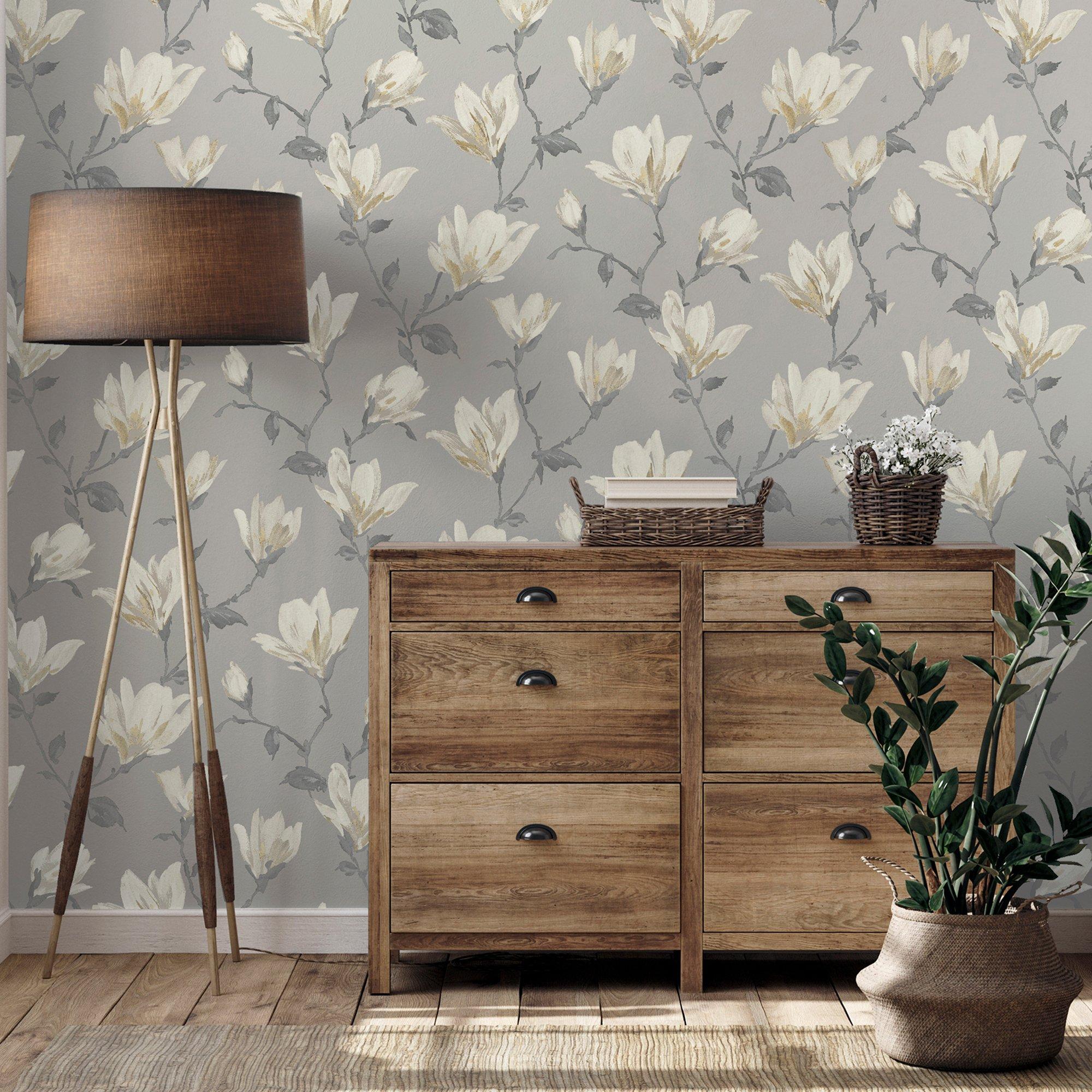 Neutral - Arthouse - Lily Floral Natural sw12 - 7