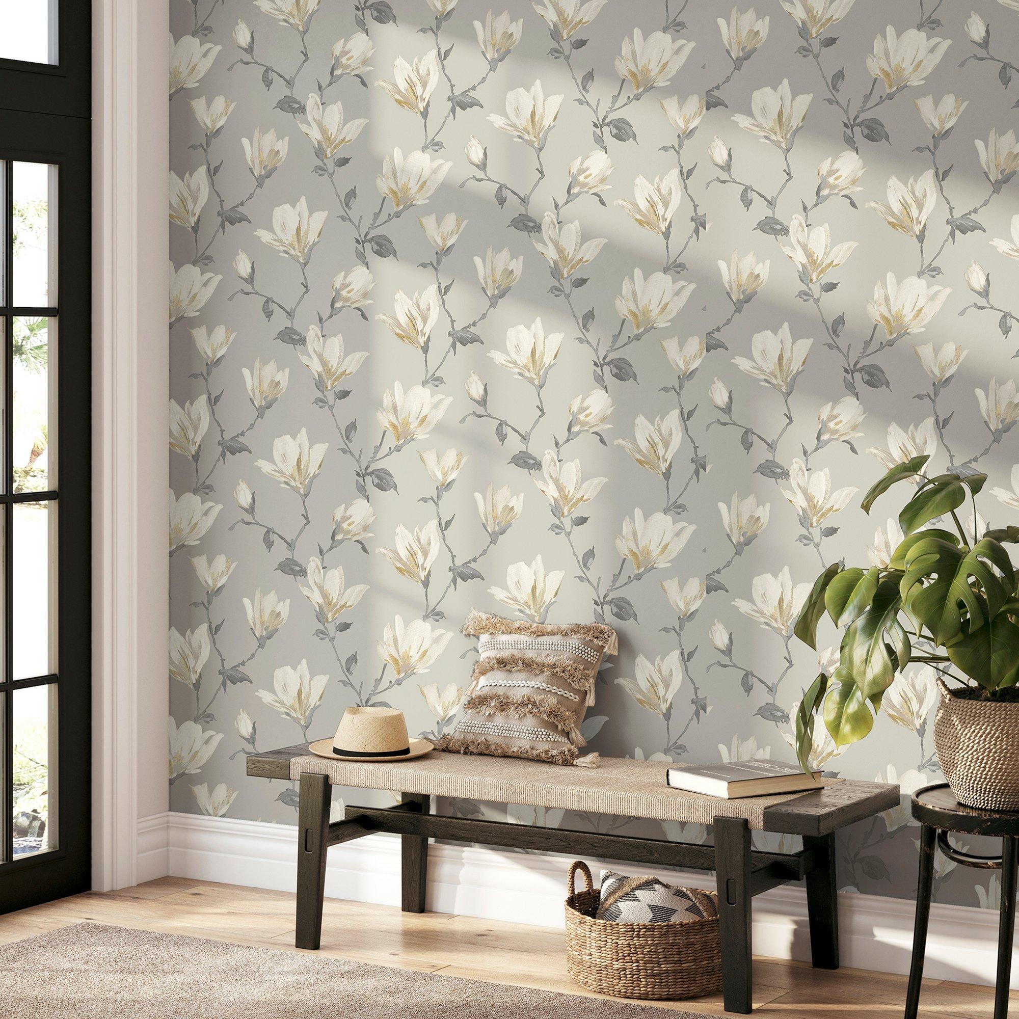 Neutral - Arthouse - Lily Floral Natural sw12 - 8