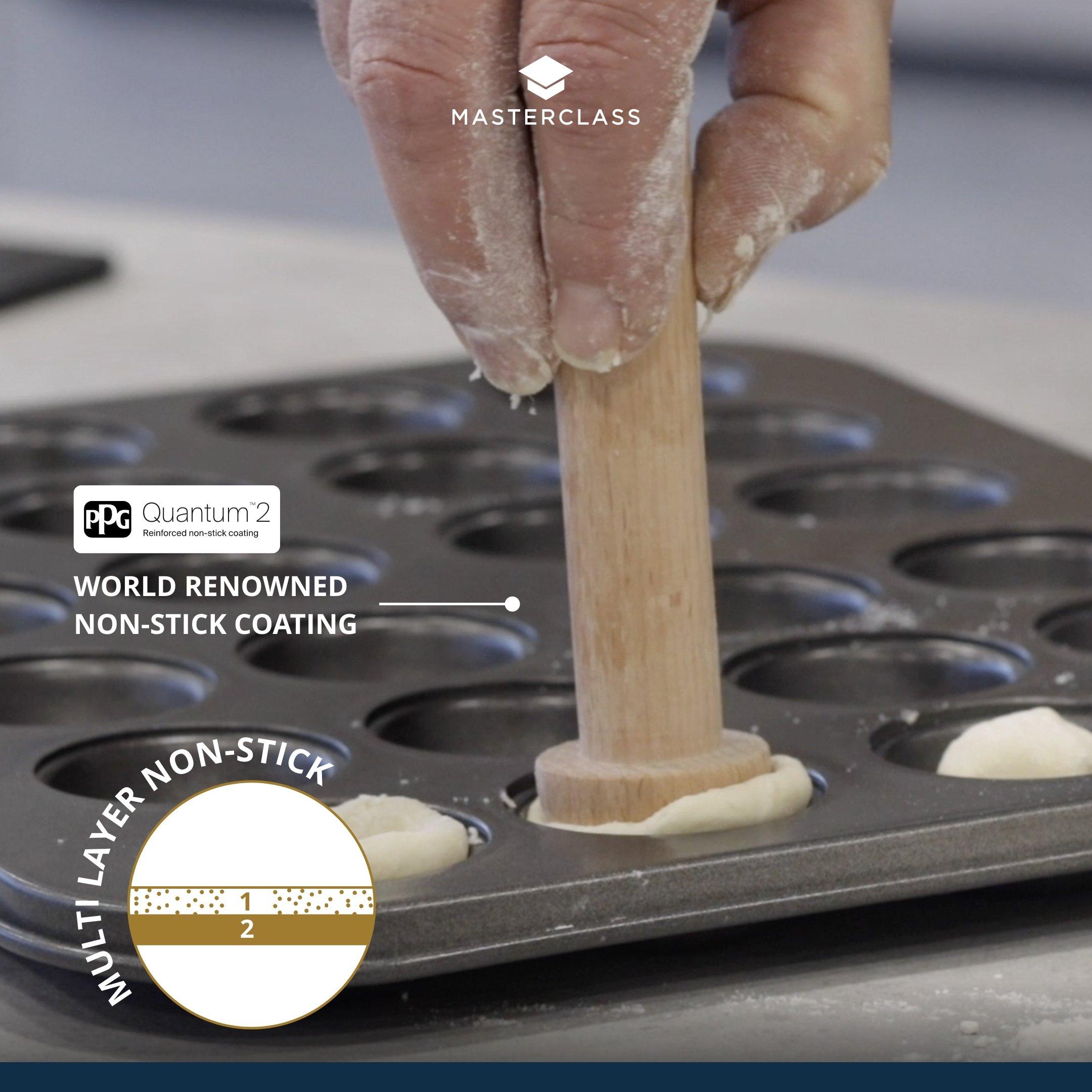 Grey - MasterClass - MasterClass Non-Stick 24 Hole Mini Tin - 3