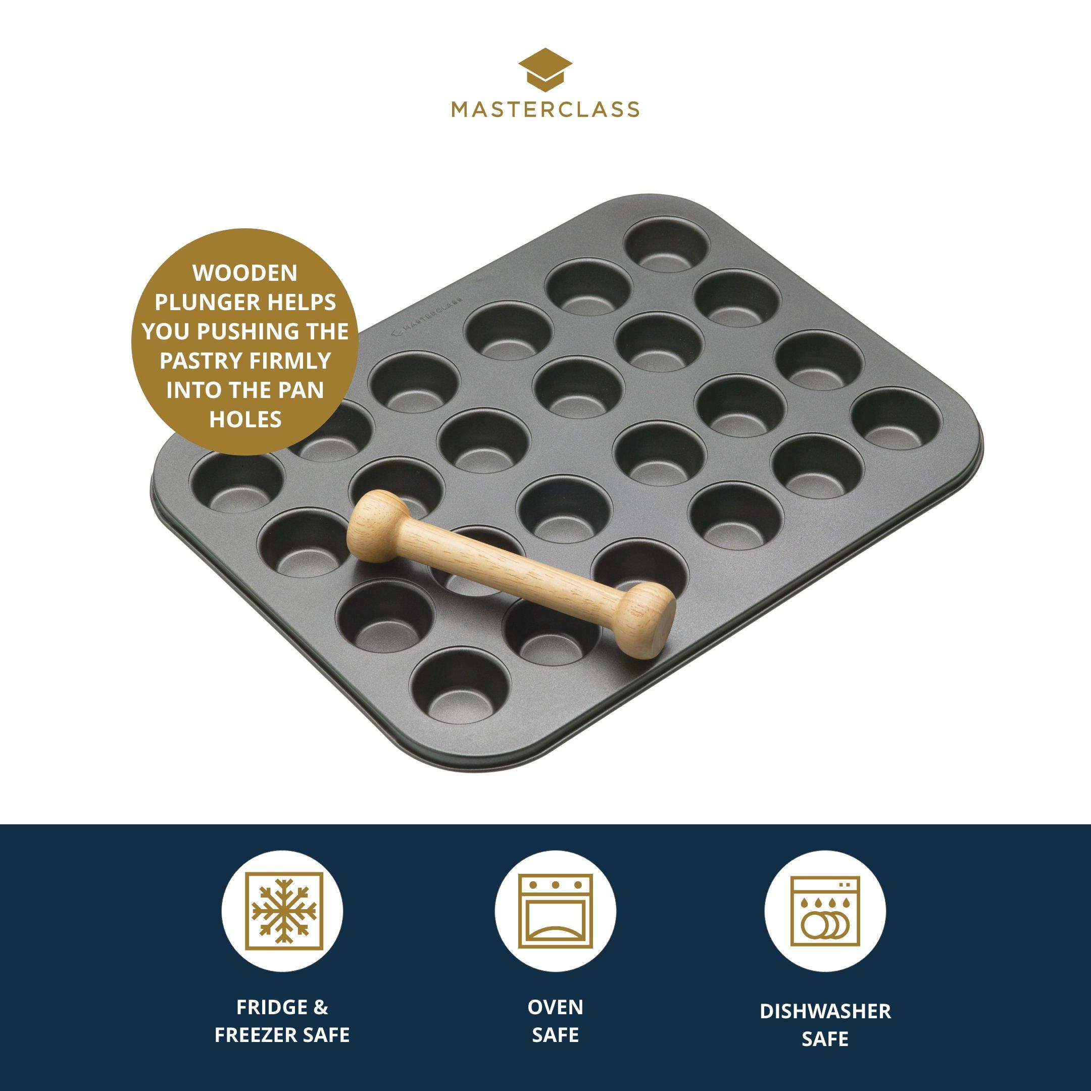 Grey - MasterClass - MasterClass Non-Stick 24 Hole Mini Tin - 4