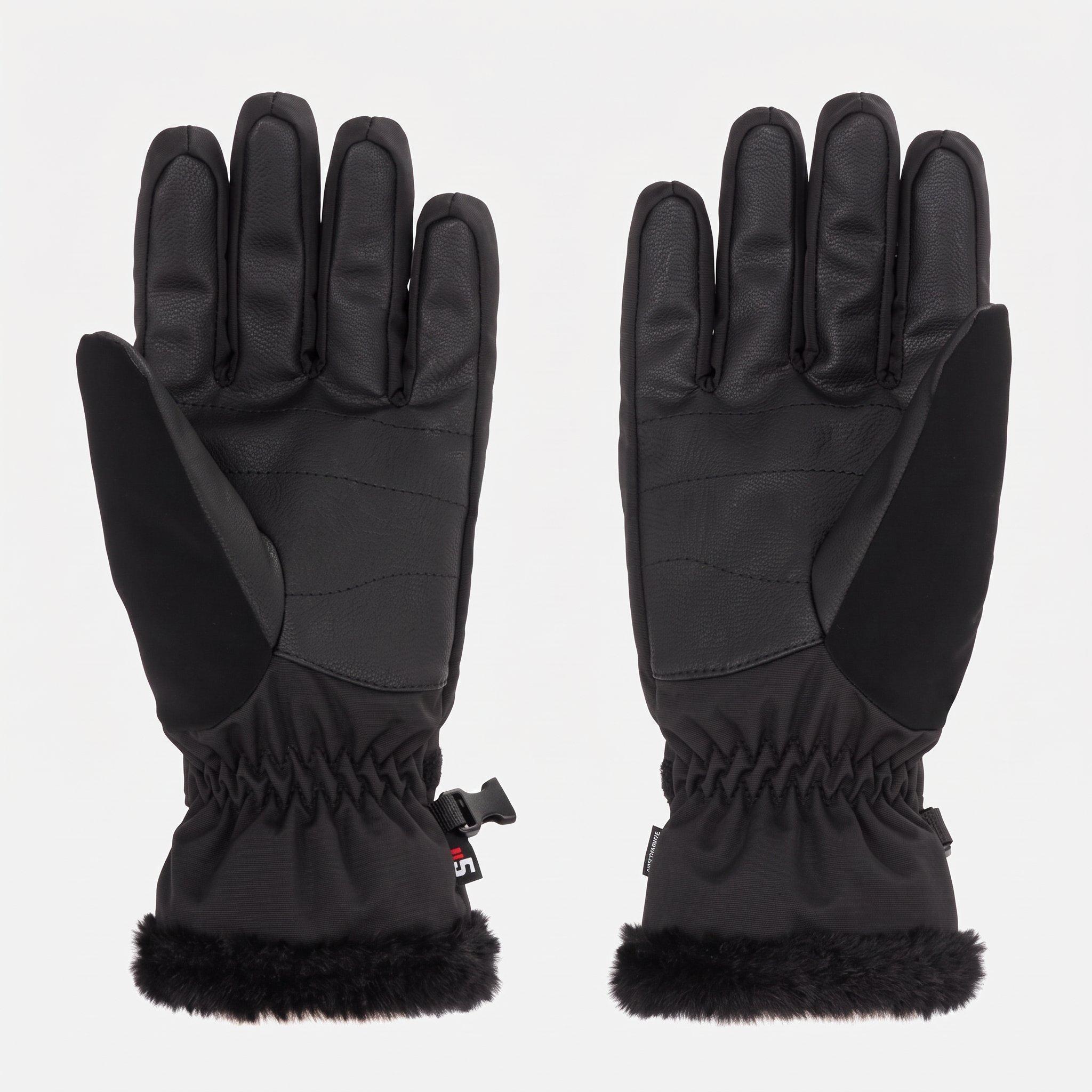 Black - Nevica - Meribel Ski Gloves Womens - 1