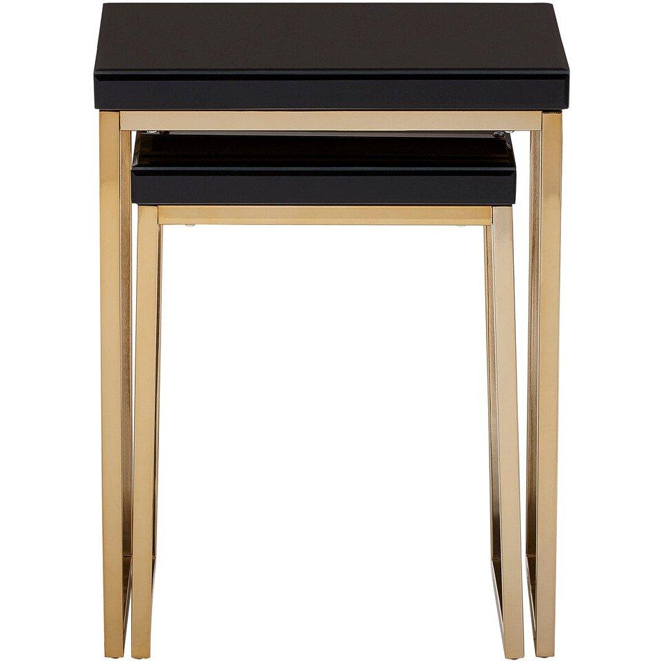 Interiors By Premier  Kensington Townhouse Set Of 2 Nesting Tables - Gold