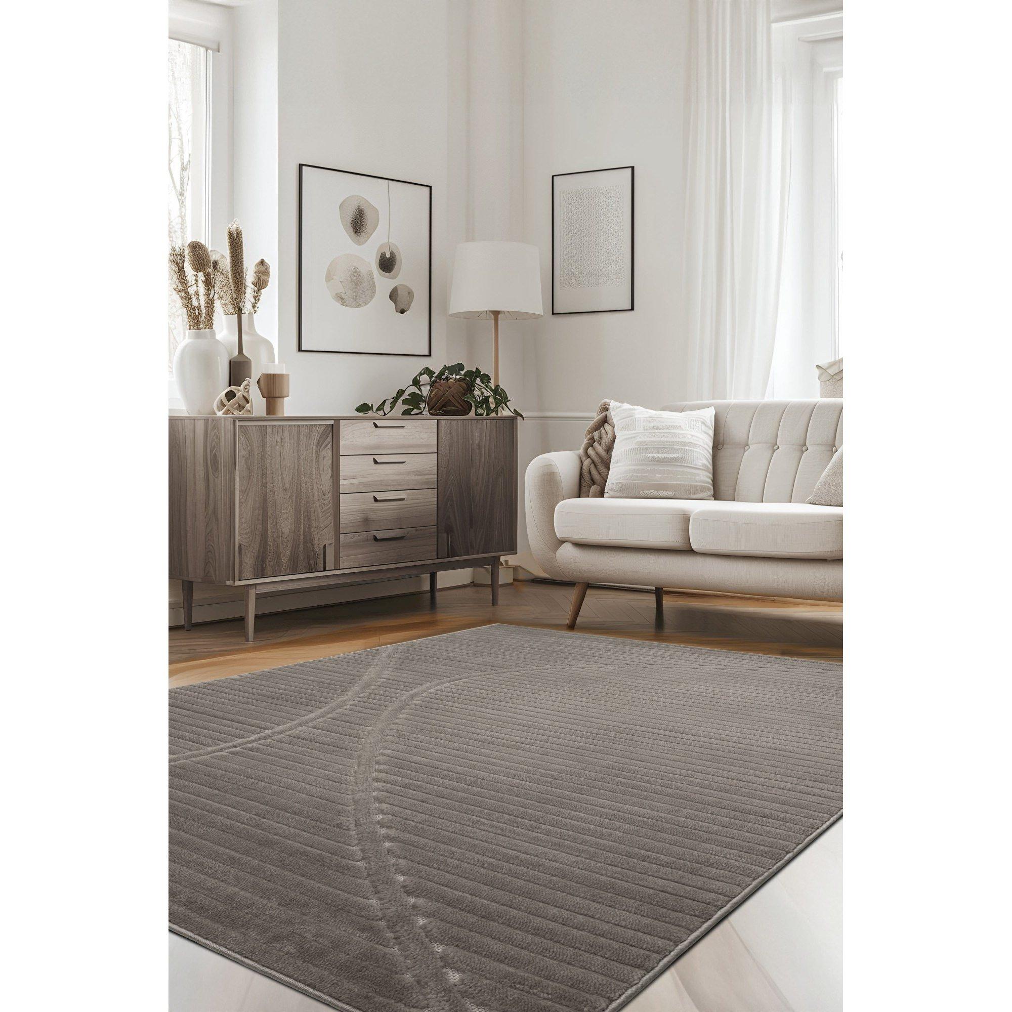 Grey - Homemaker - Malmo Bubble Rug Grey - 1