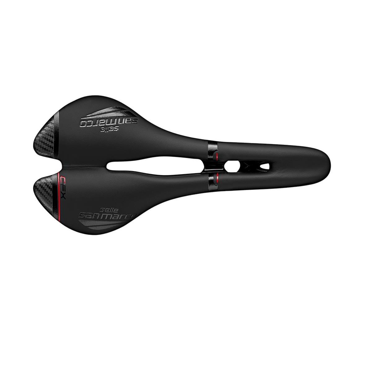 Selle San Marco  Aspide Open-Fit Carbon Fx Saddle - Black - WIDE (L2)
