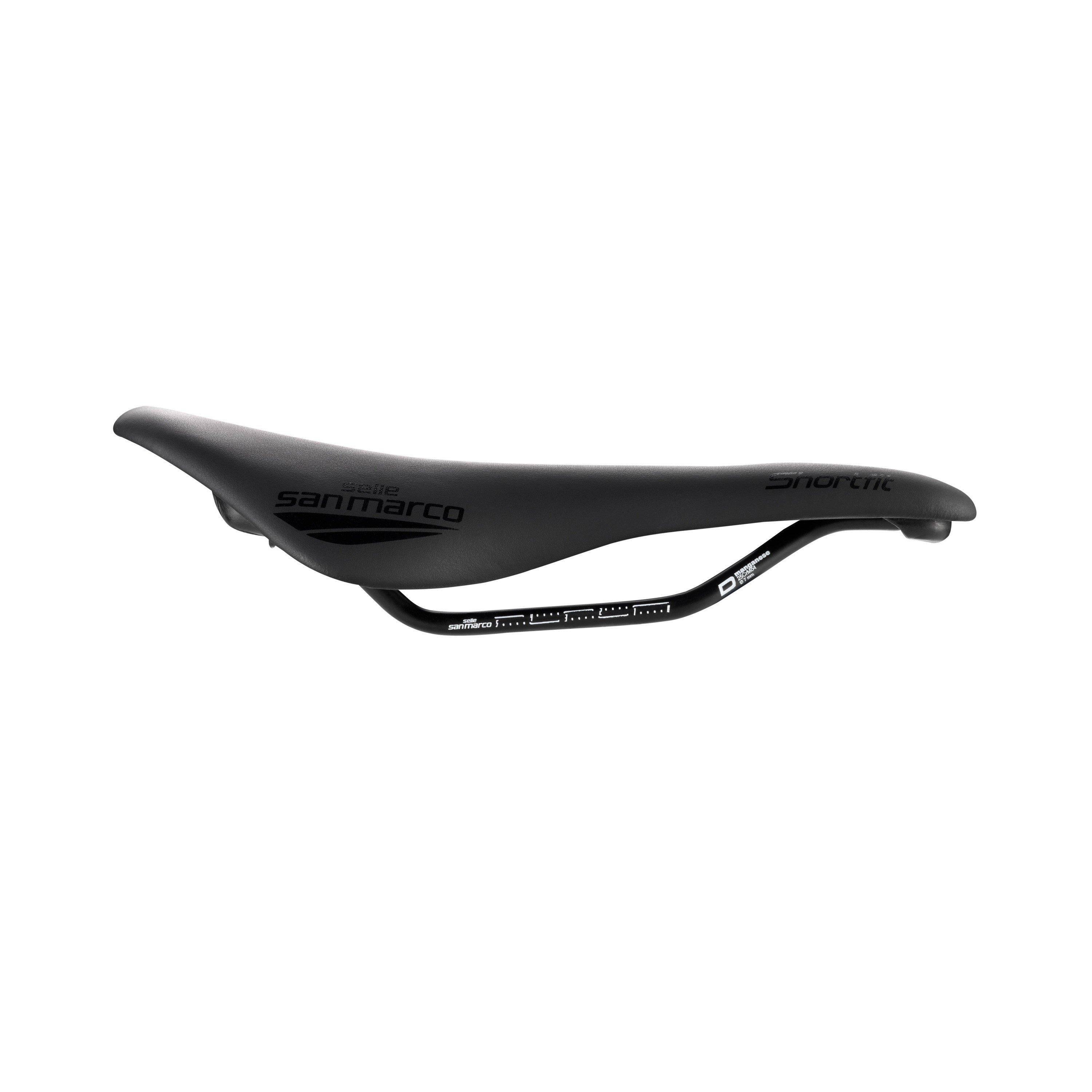 Black - Selle San Marco - Shortfit 130 Dynamic Saddle - 2
