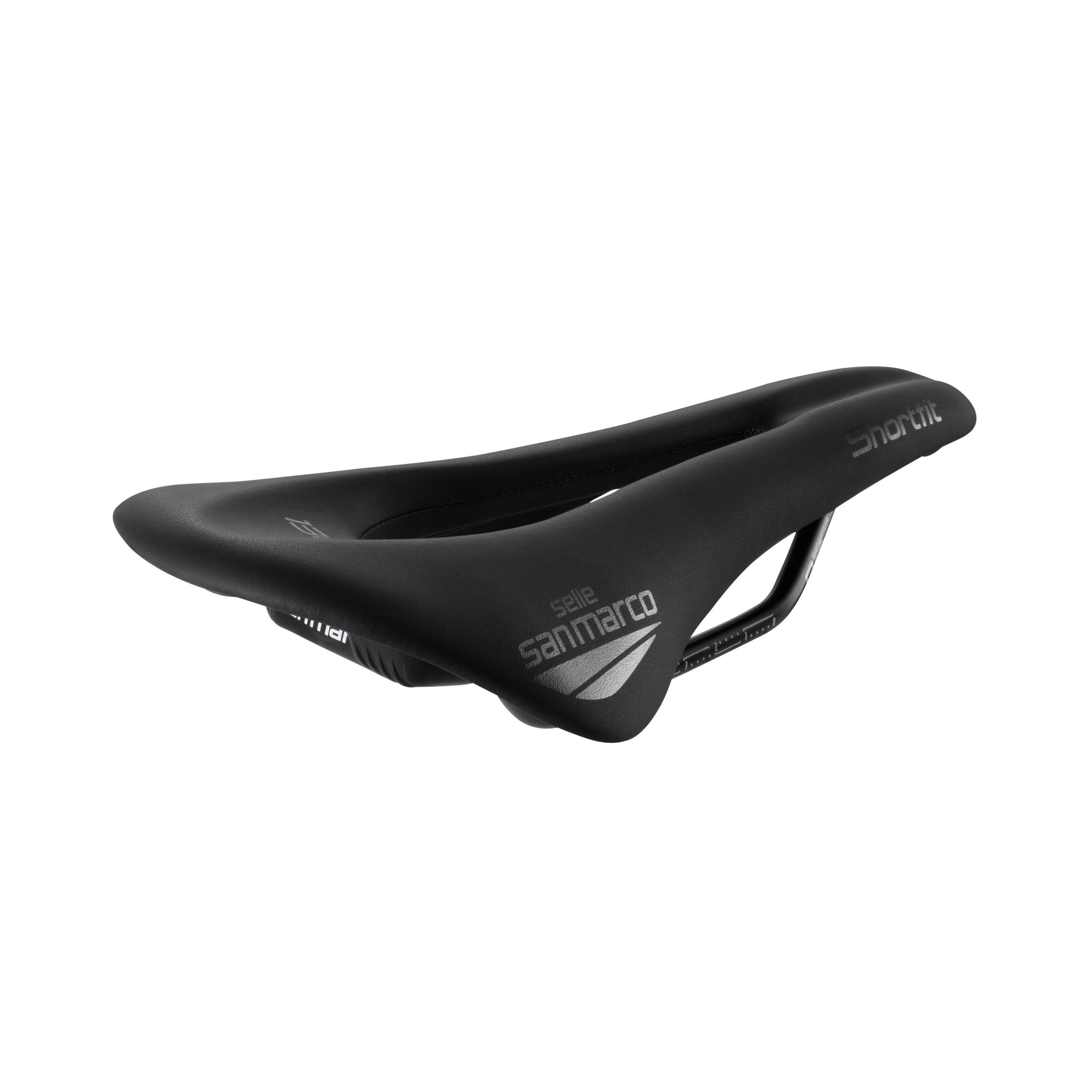 Black - Selle San Marco - Shortfit 130 Dynamic Saddle - 4