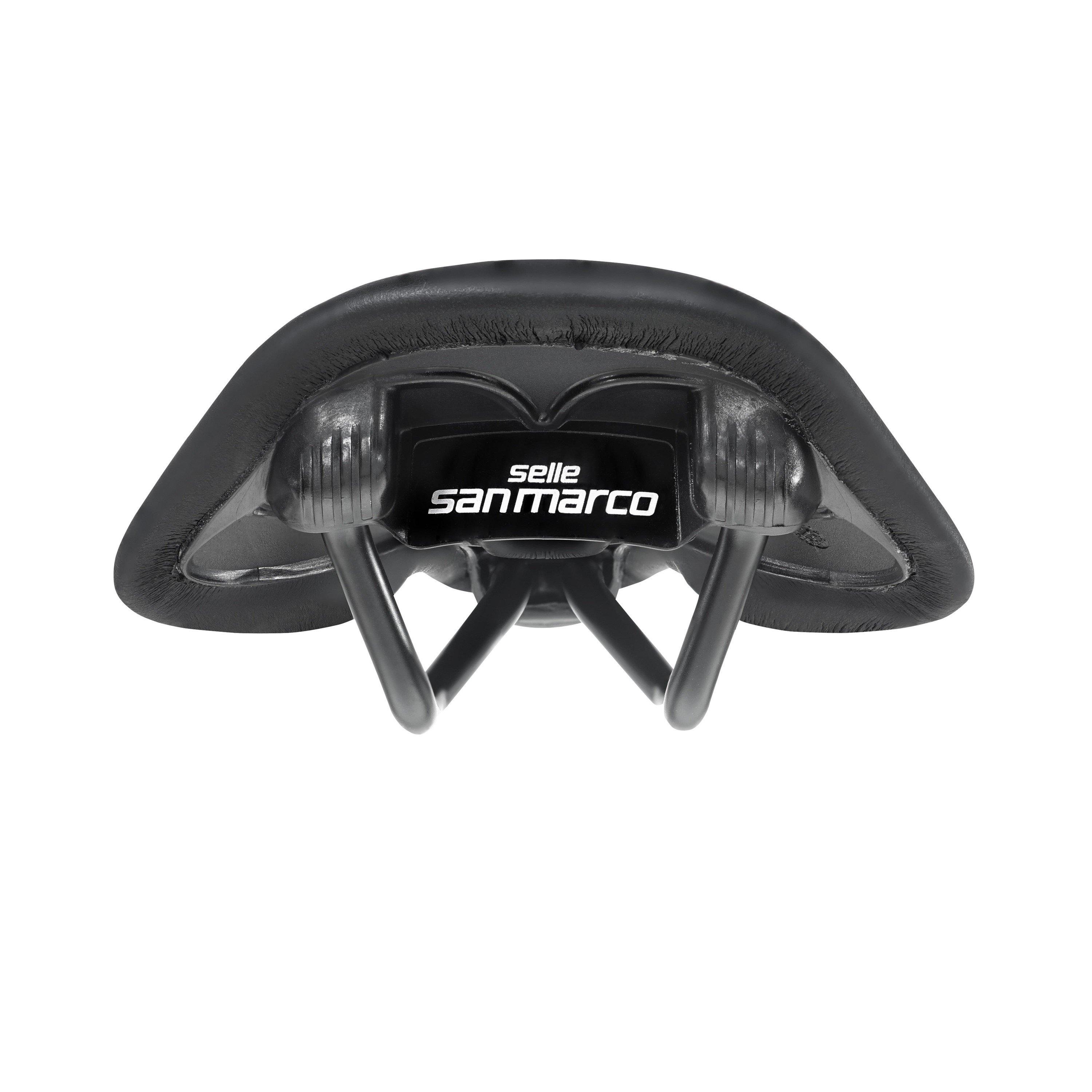 Black - Selle San Marco - Shortfit 130 Dynamic Saddle - 5