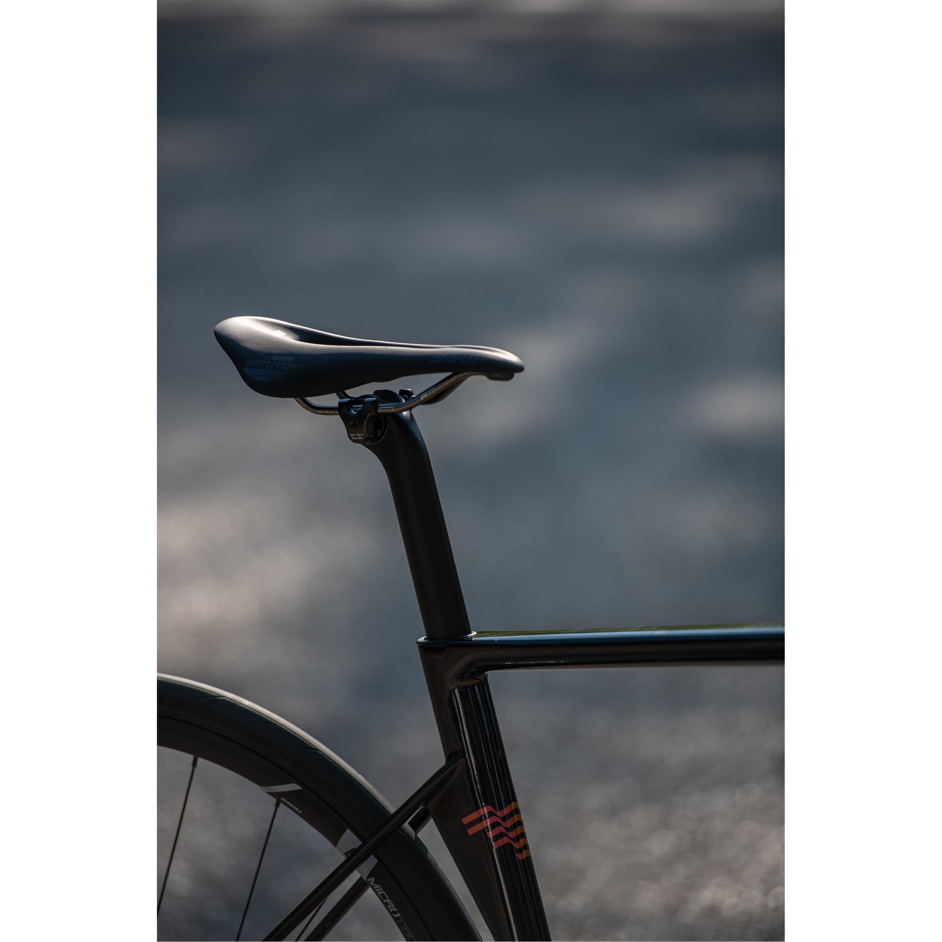 Black - Selle San Marco - Shortfit 130 Dynamic Saddle - 7