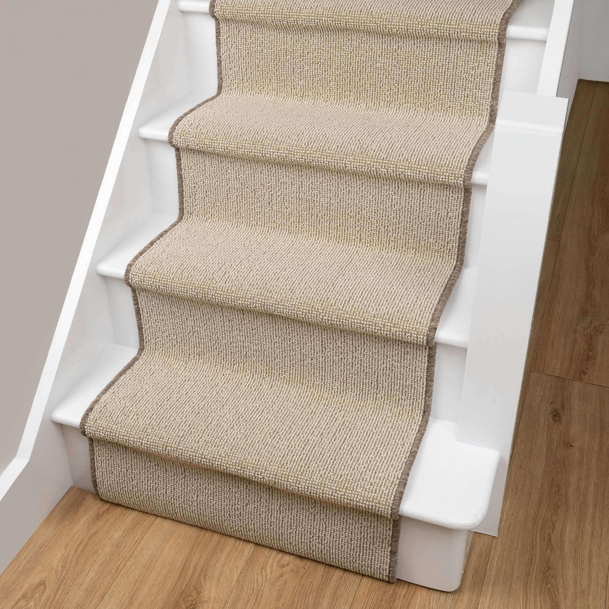 Cream - Homemaker - Stair Runner - Bobble Design - Cream - 1