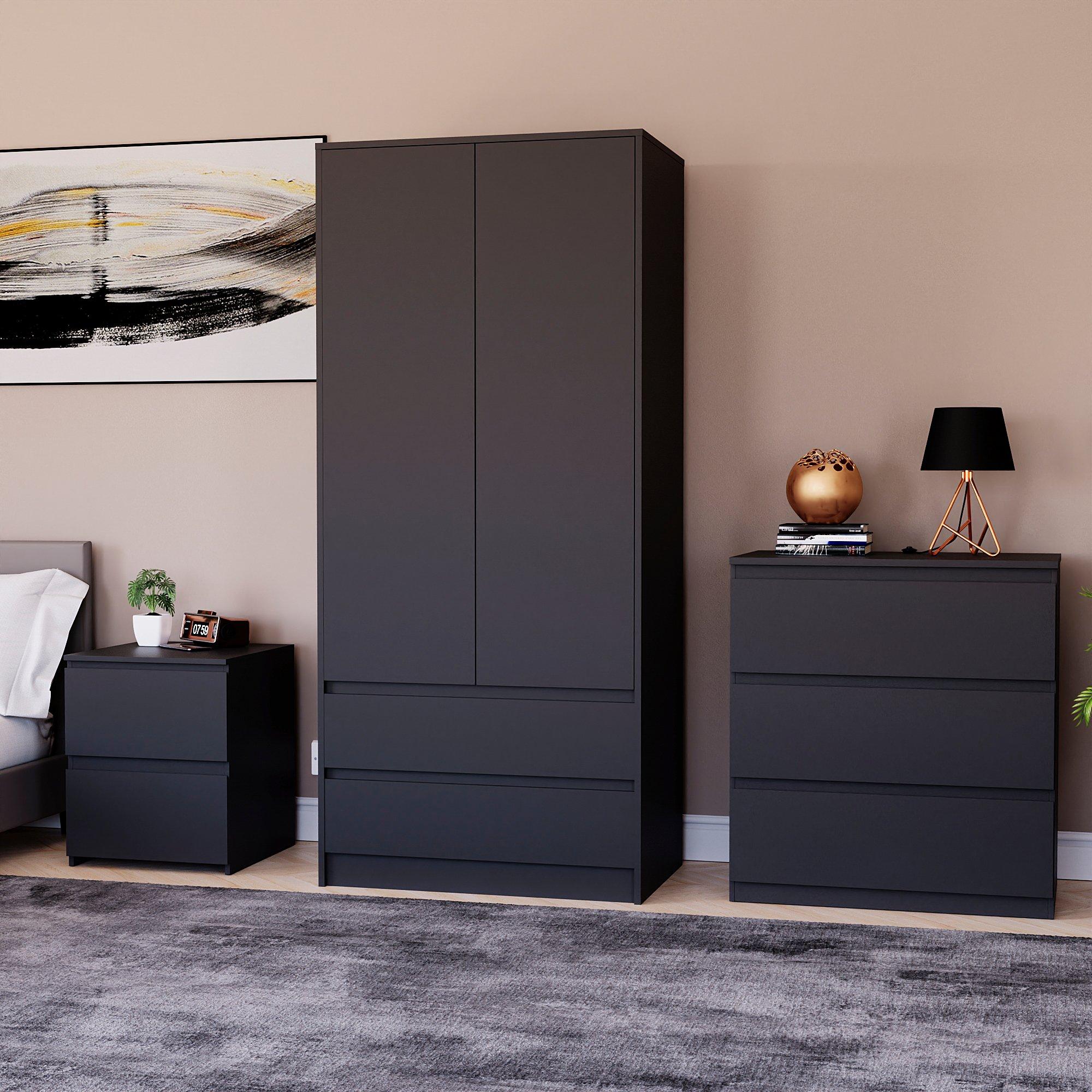 Lassic Vida Designs 3 Piece Denver Bedroom Set 1