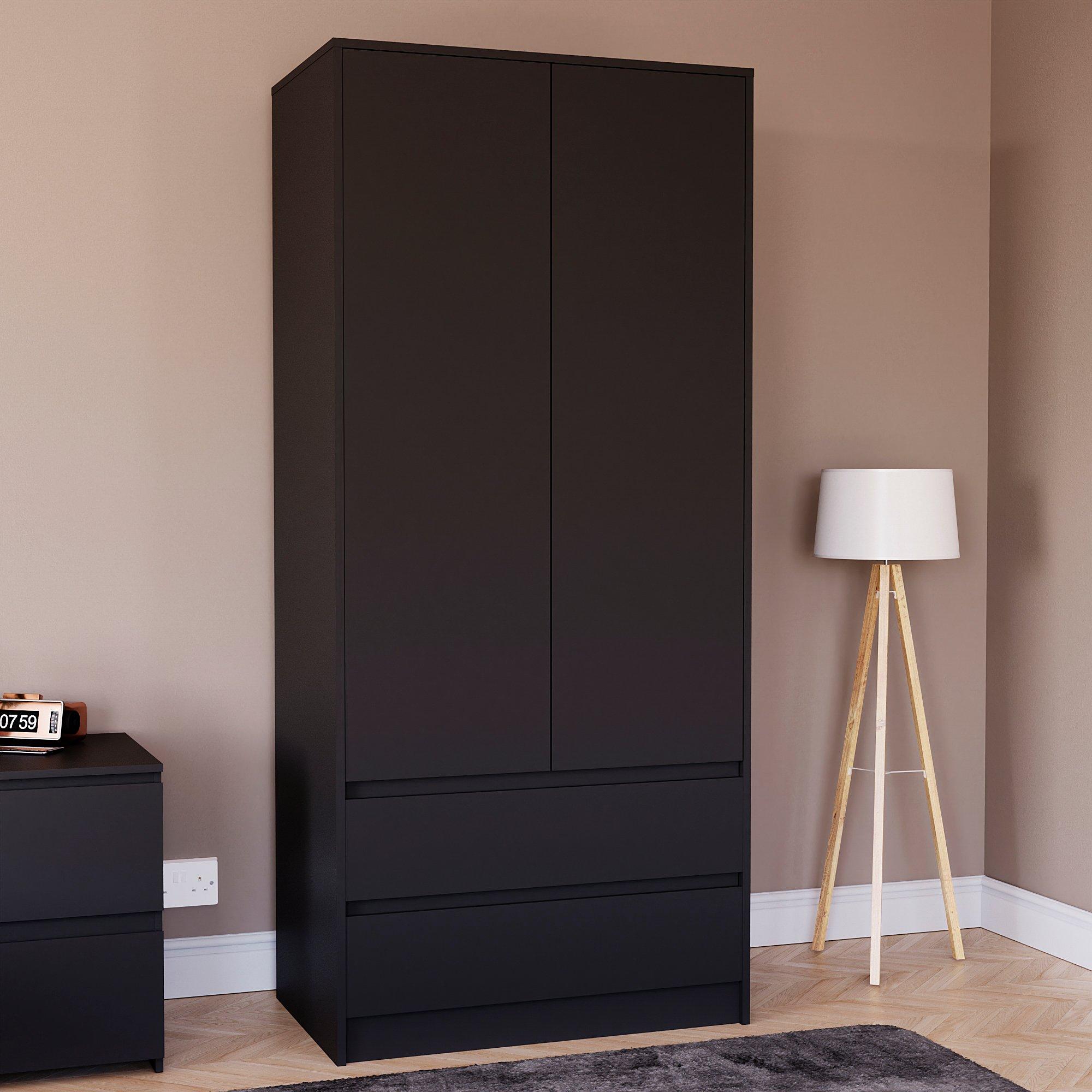 Black - Lassic - Vida Designs 3 Piece Denver Bedroom Set 1 - 8