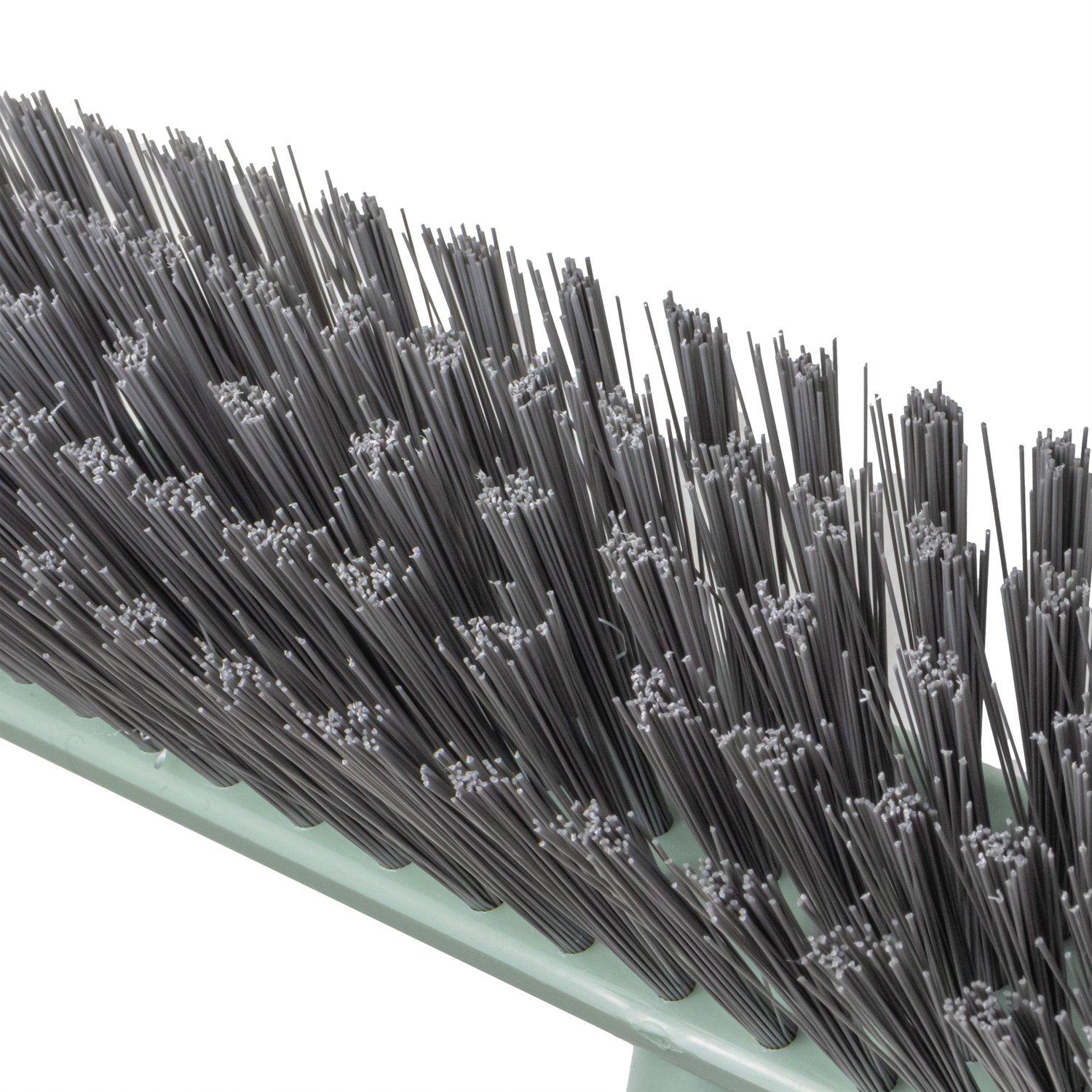 Grey - JVL - JVL Angled Sweeping Brush with Hard Bristles Grey - 2