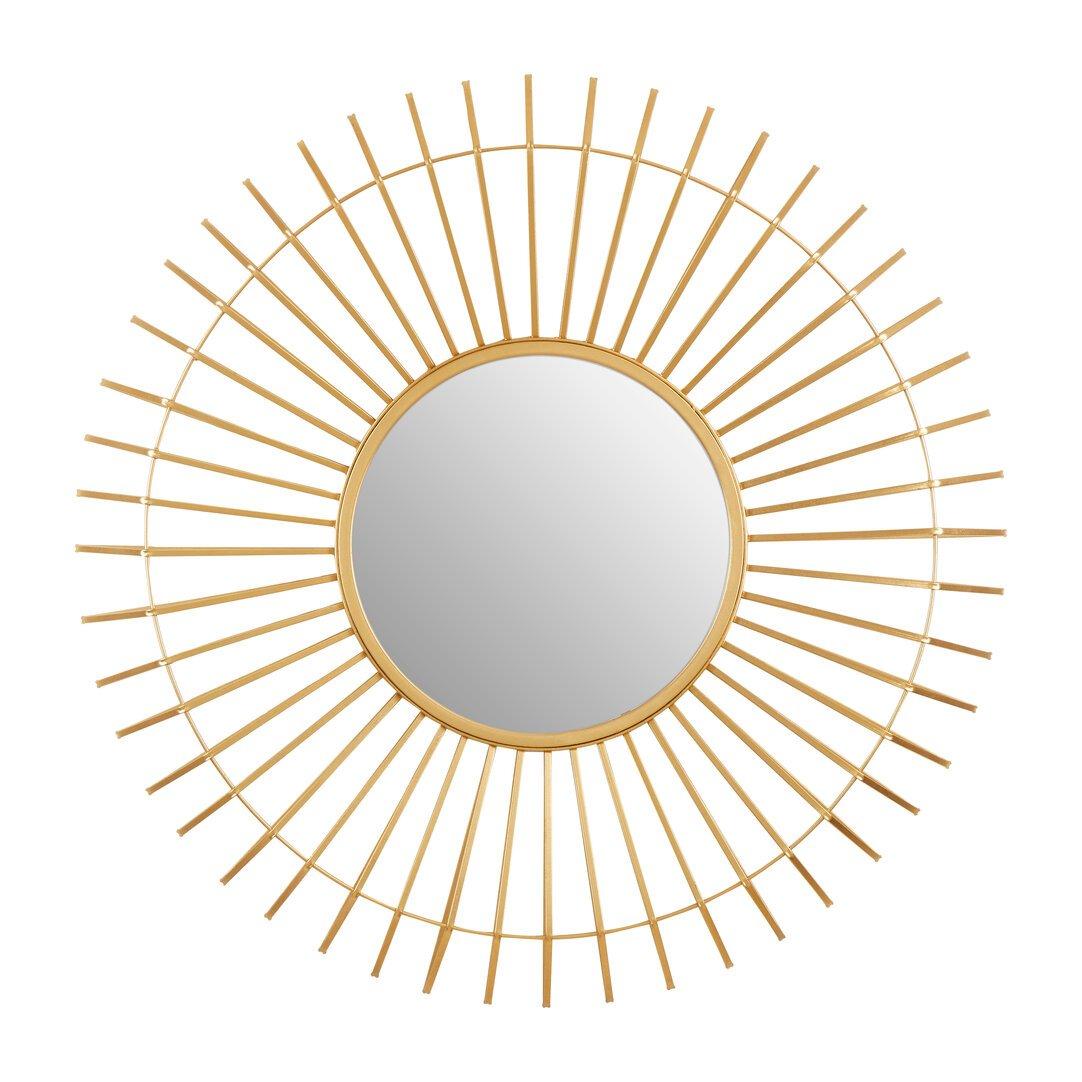 Fifty Five South  Beauly Round Wall Mirror Gold
