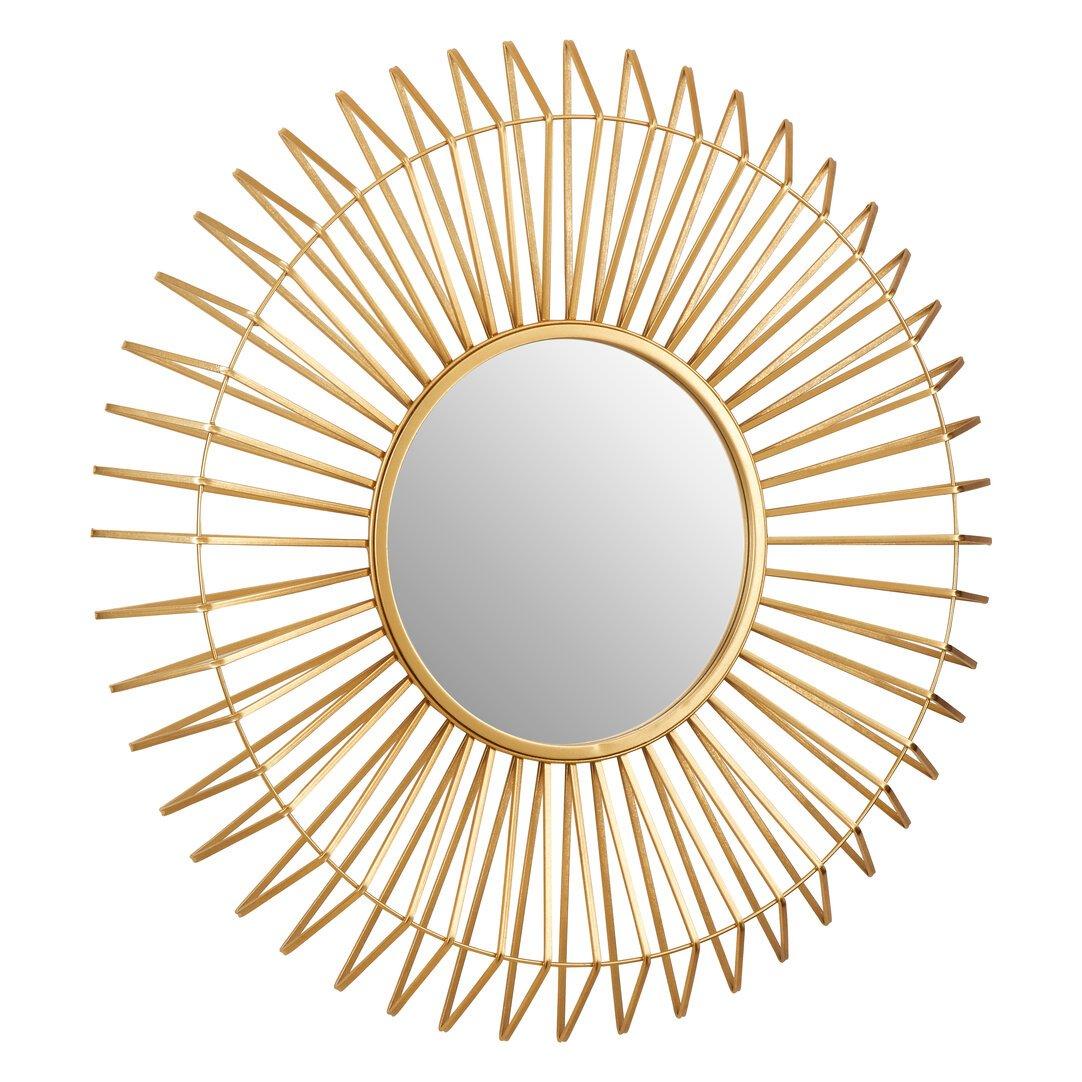 Gold - Fifty Five South - Beauly Round Gold Wall Mirror - 3