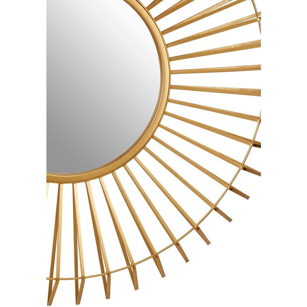 Gold - Fifty Five South - Beauly Round Gold Wall Mirror - 4