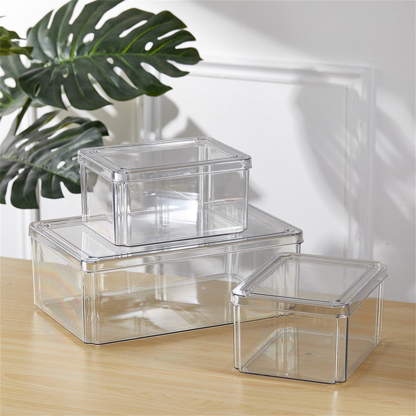 Clear1 - LIFE IDEAS - Transparent Fridge Storage Container Sets - 2