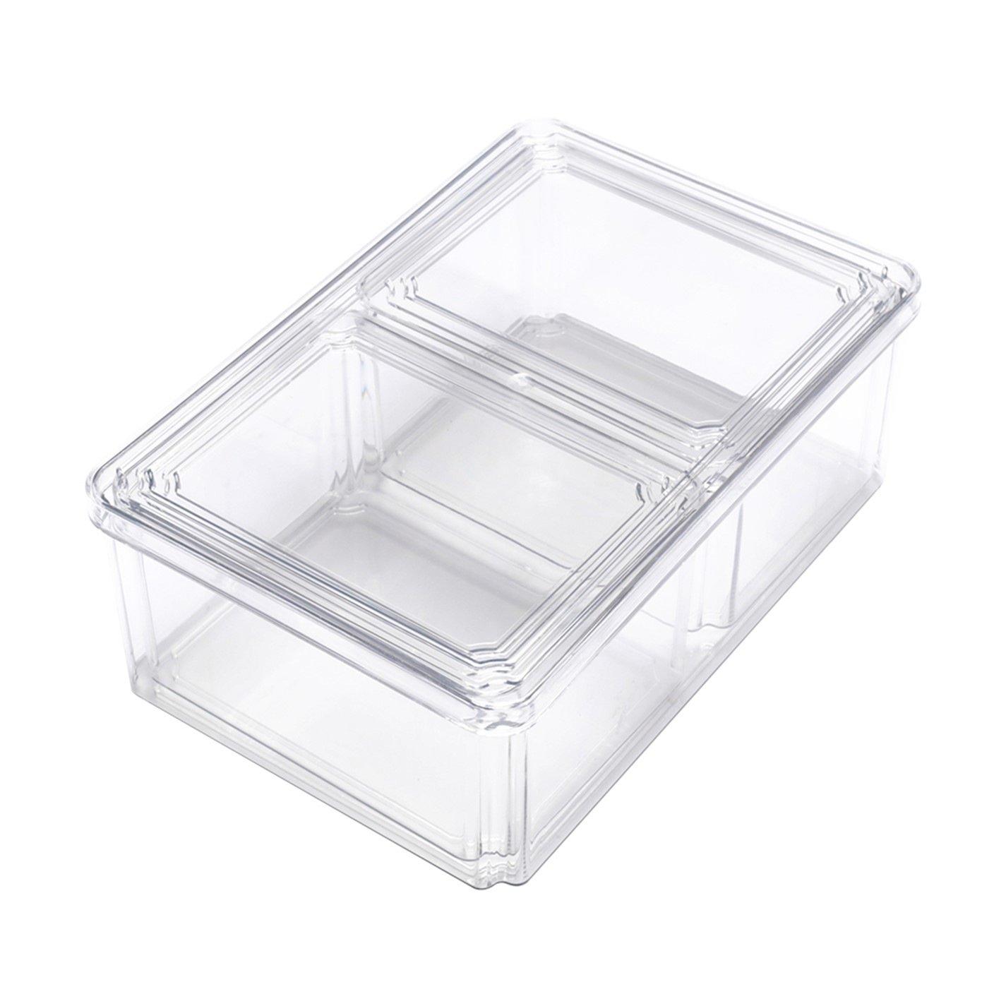 Clear1 - LIFE IDEAS - Transparent Fridge Storage Container Sets - 3