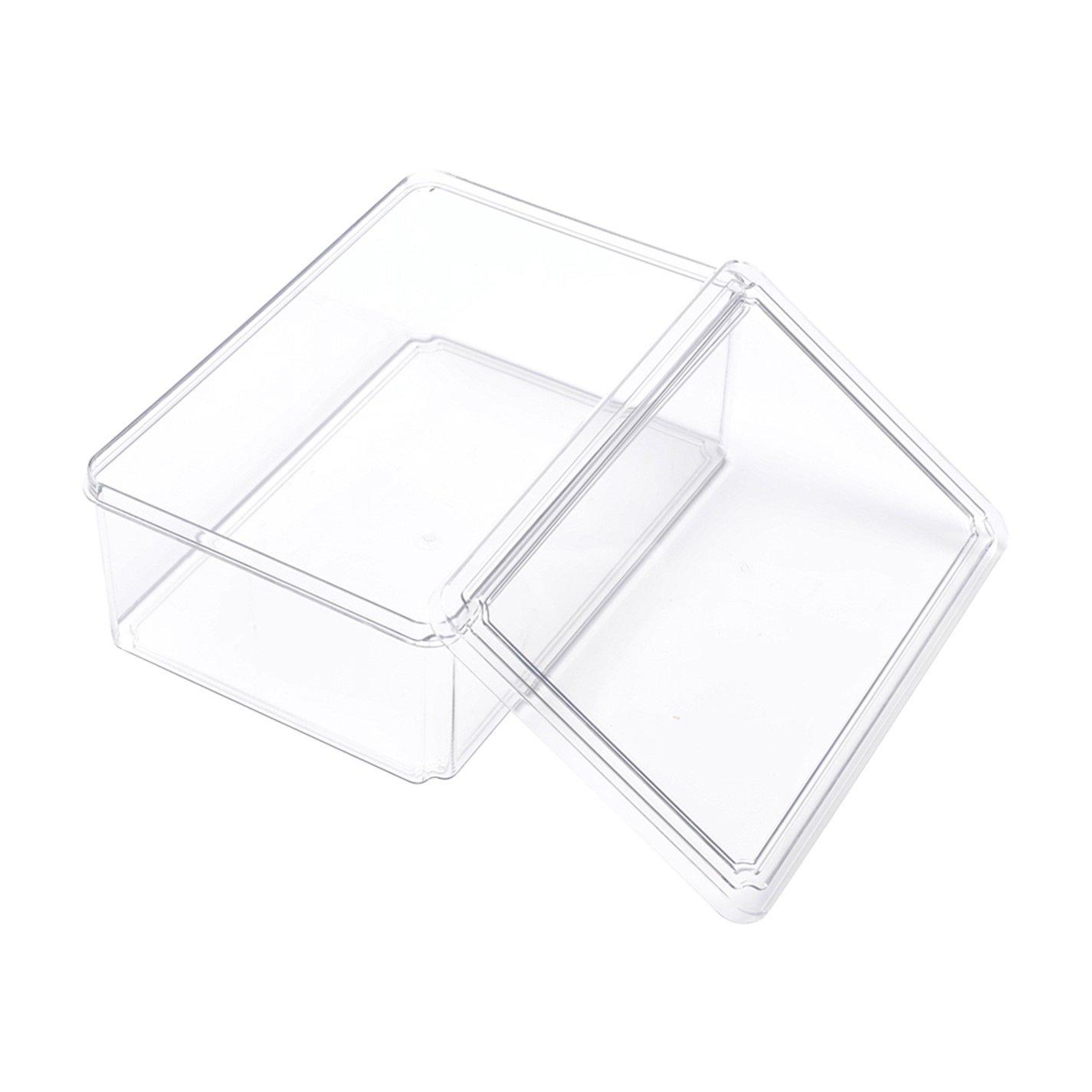 Clear1 - LIFE IDEAS - Transparent Fridge Storage Container Sets - 5