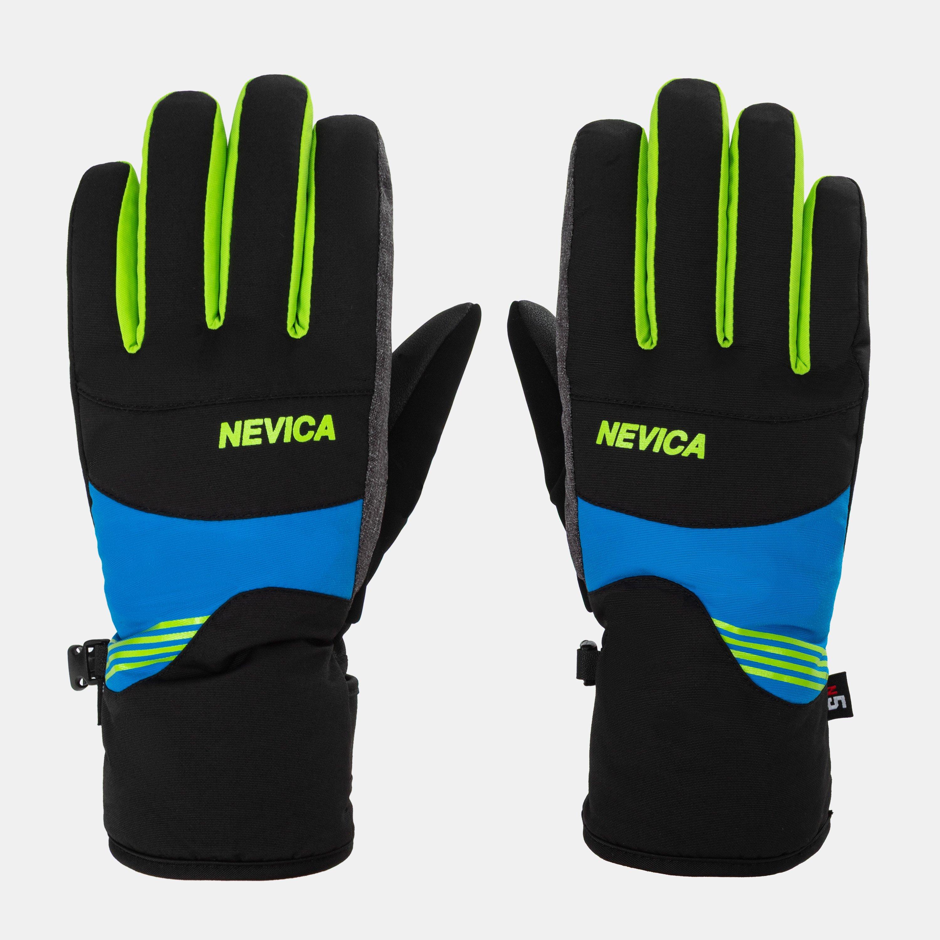 Nevica  Kids Meribel Ski Glove Juniors - Black/Blue - XL