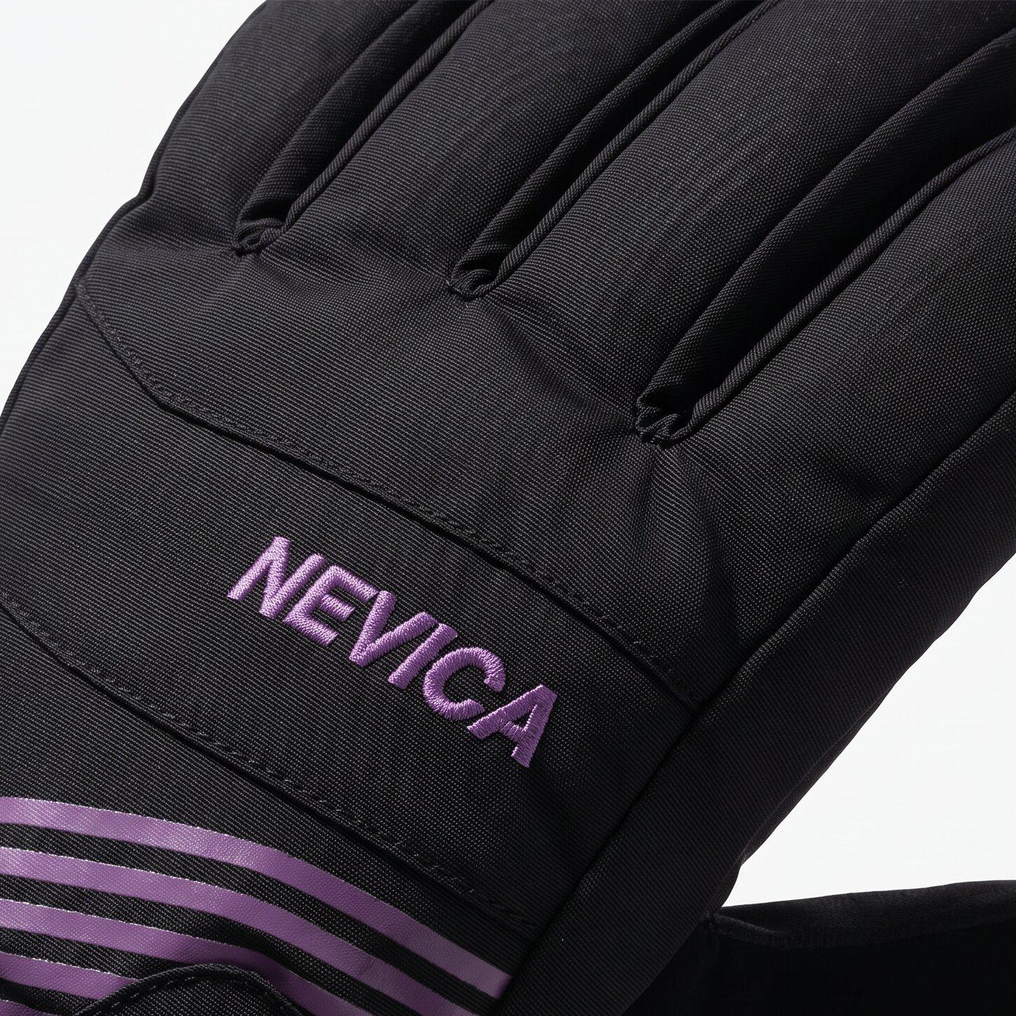 Black/Berry - Nevica - Nevica Meribel Ski Glove Juniors - 3