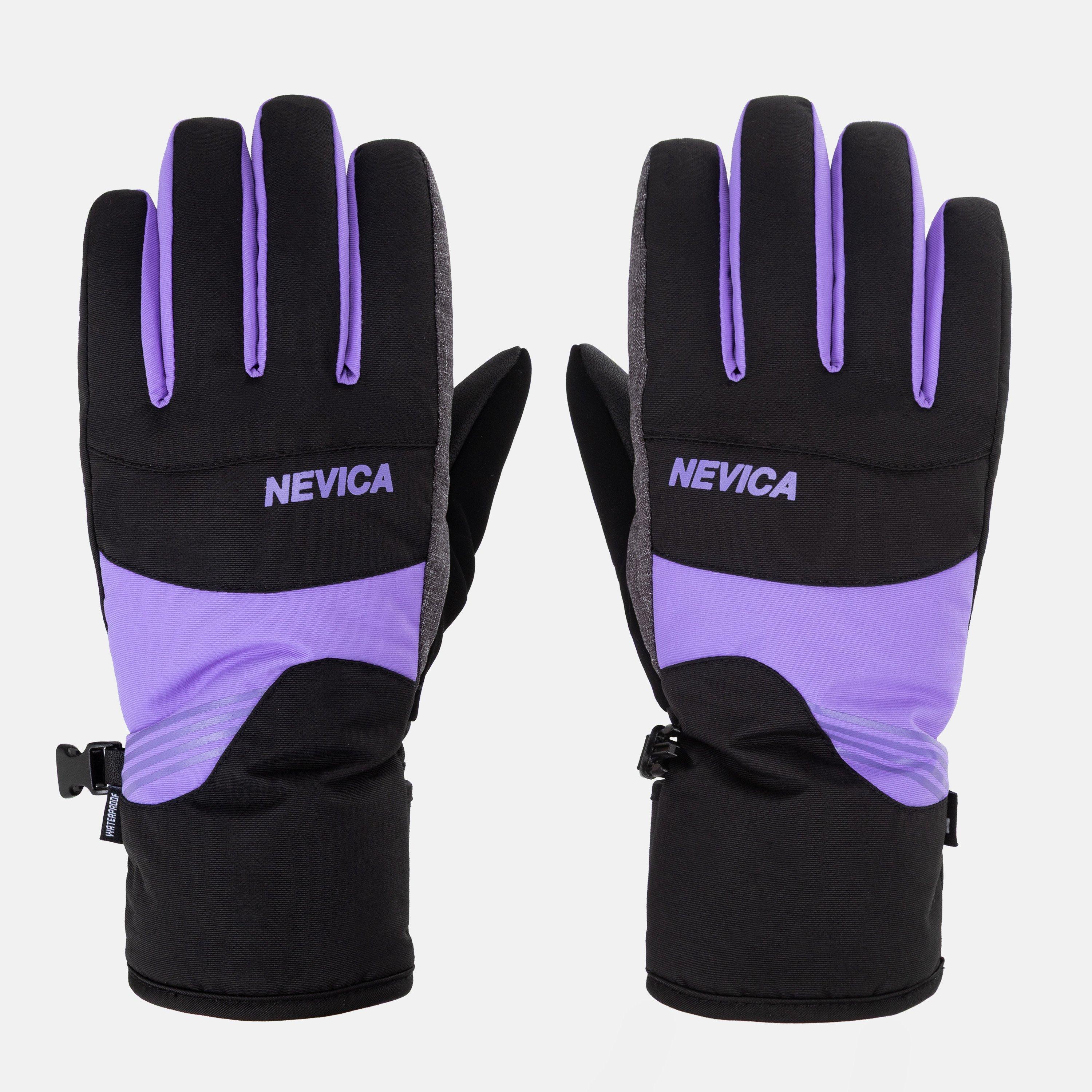 Nevica  Kids Meribel Ski Glove Juniors - Black/Lila - S