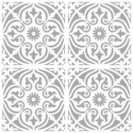 Unbranded Stencil for Walls, Floors & Patios Henley