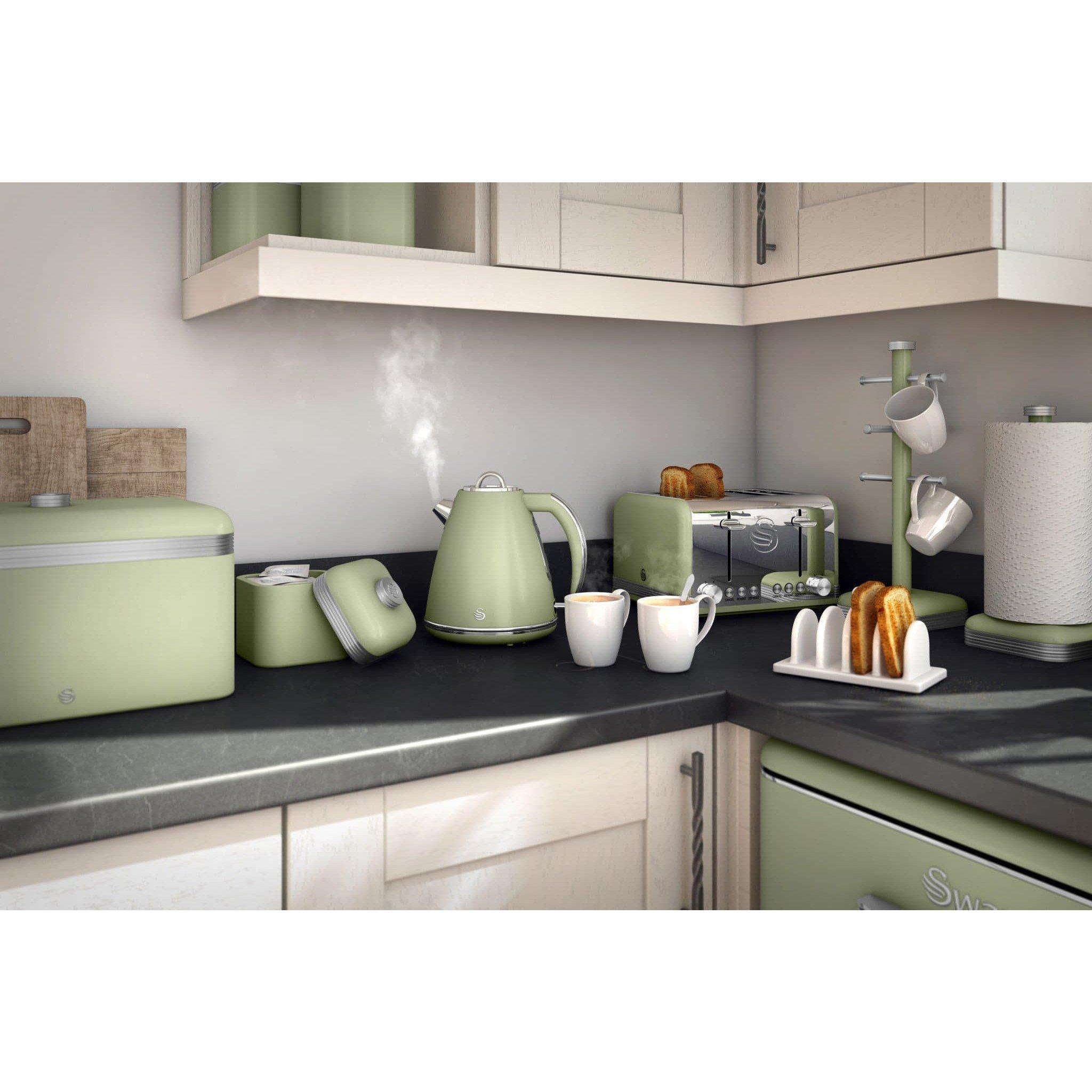 Green - Swan - Swan Retro bread bin - 2