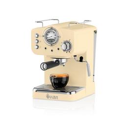 Swan Swan Retro Pump Espresso Coffee Machine - Cream