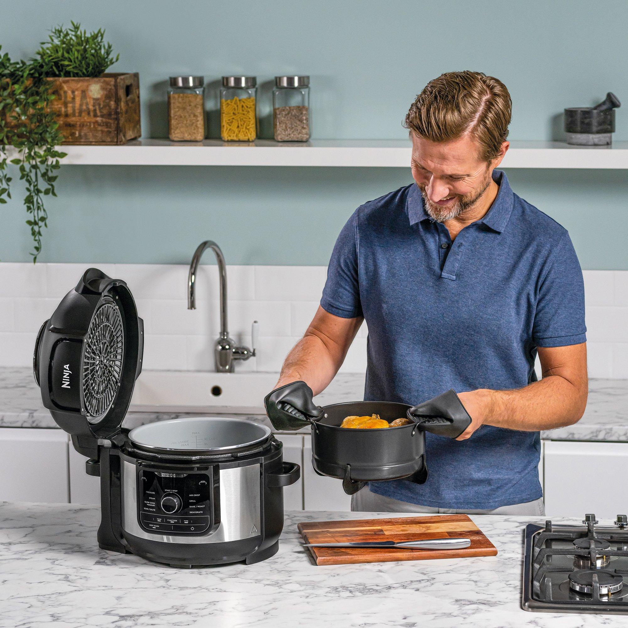 Black/Silver - Ninja - Ninja Foodi 9-in-1 Multi-Cooker 6L - 7