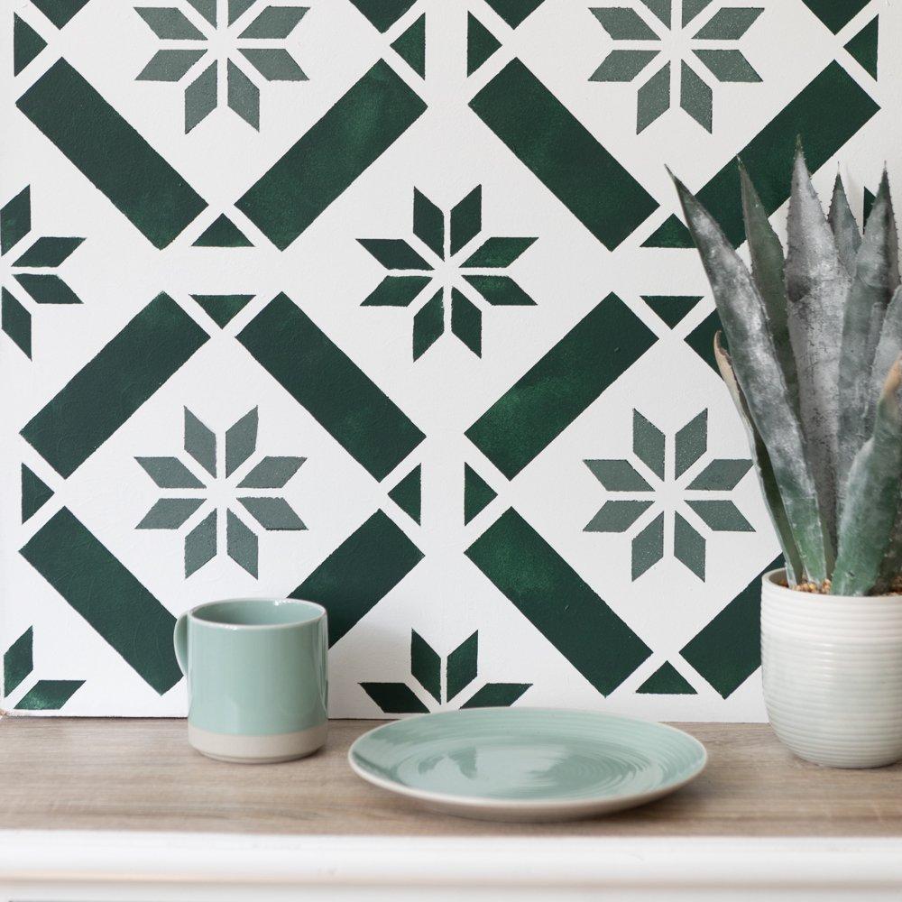 Opaque - Unbranded - Stencil for Walls Floors & Patios Victoriana - 4