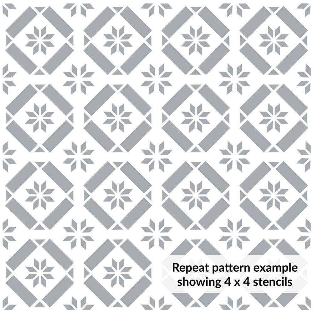 Opaque - Unbranded - Stencil for Walls Floors & Patios Victoriana - 5