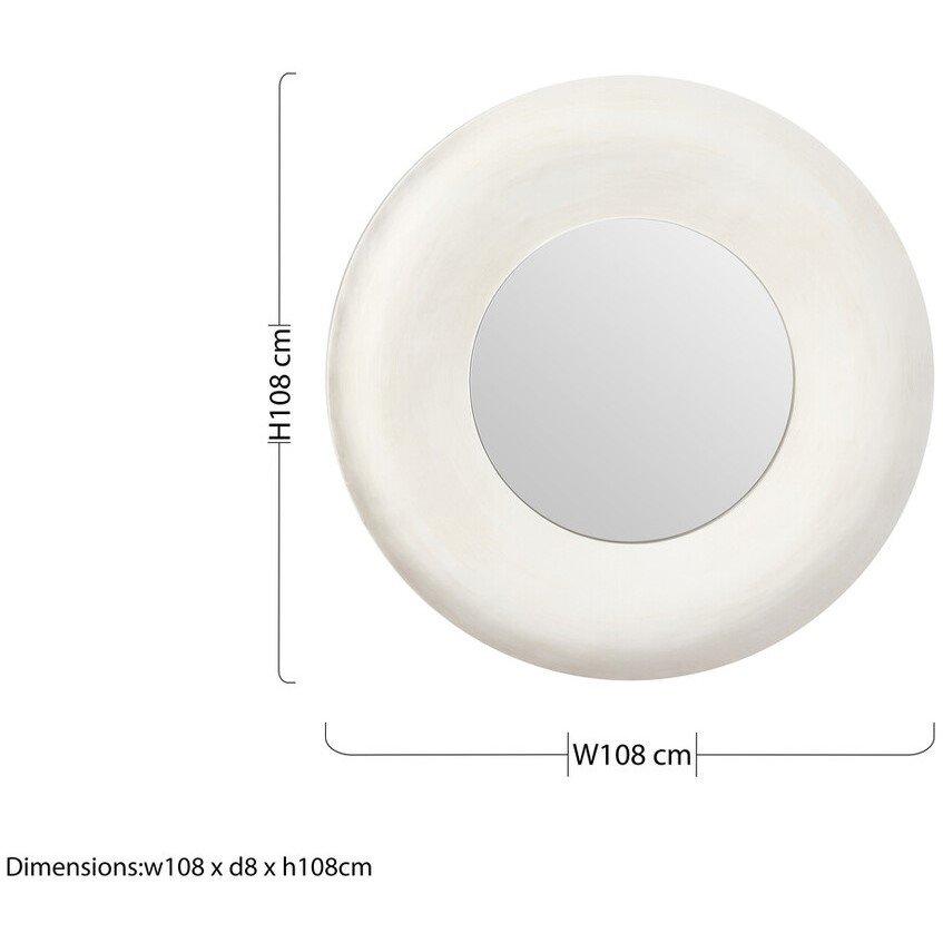 White - Premier Housewares - Champion Champagne Wall Mirror - 4